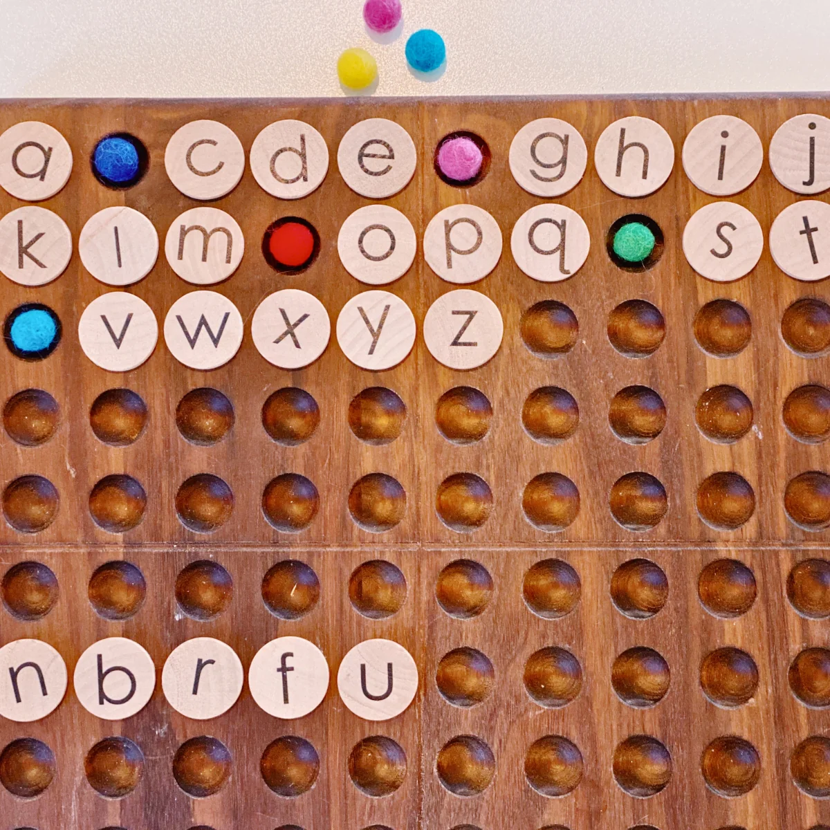 From Jennifer Hundred Frame with Wool Balls - Image 21