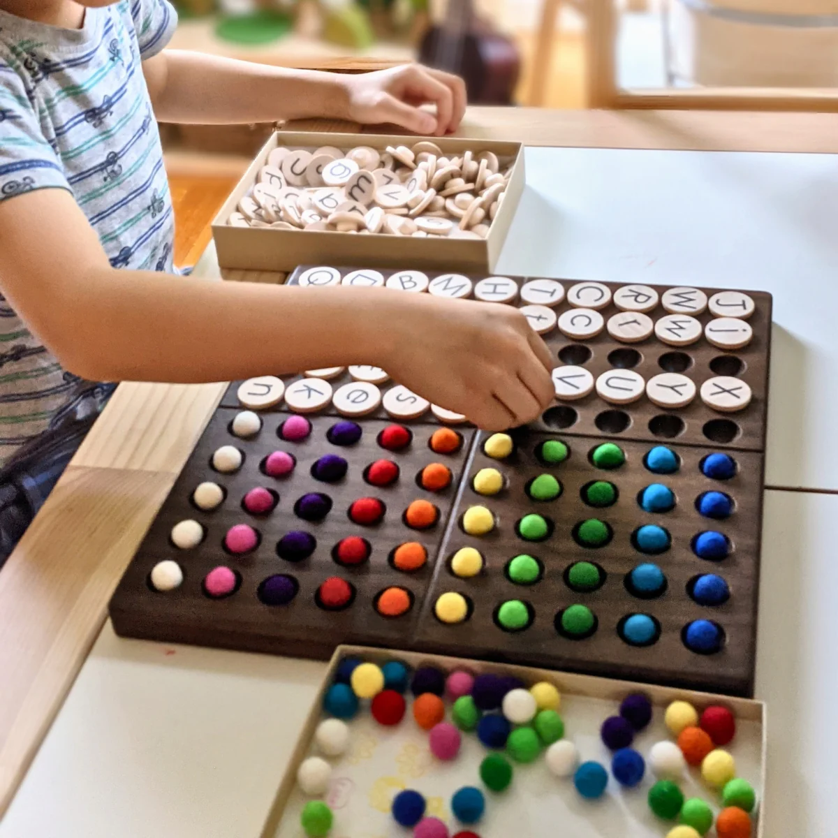 From Jennifer Hundred Frame with Wool Balls - Image 16