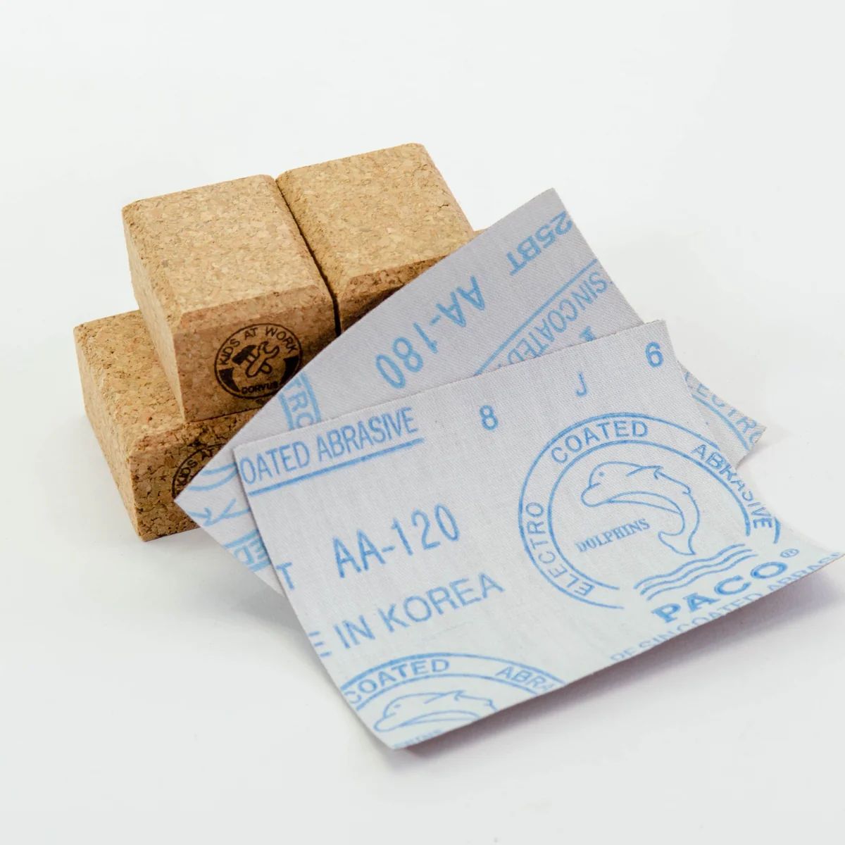 Kids at Work Sanding Blocks 5 Pieces with Sand Paper - Image 4