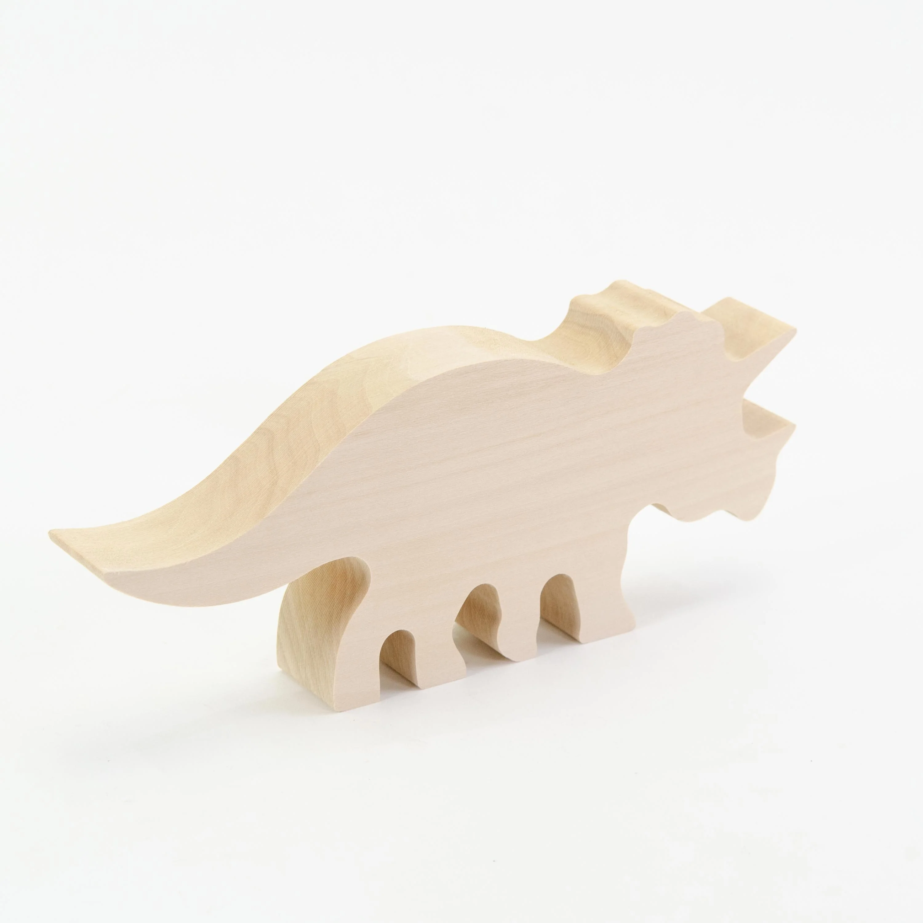 Kids at Work Wood Figure Triceratops - Image 4