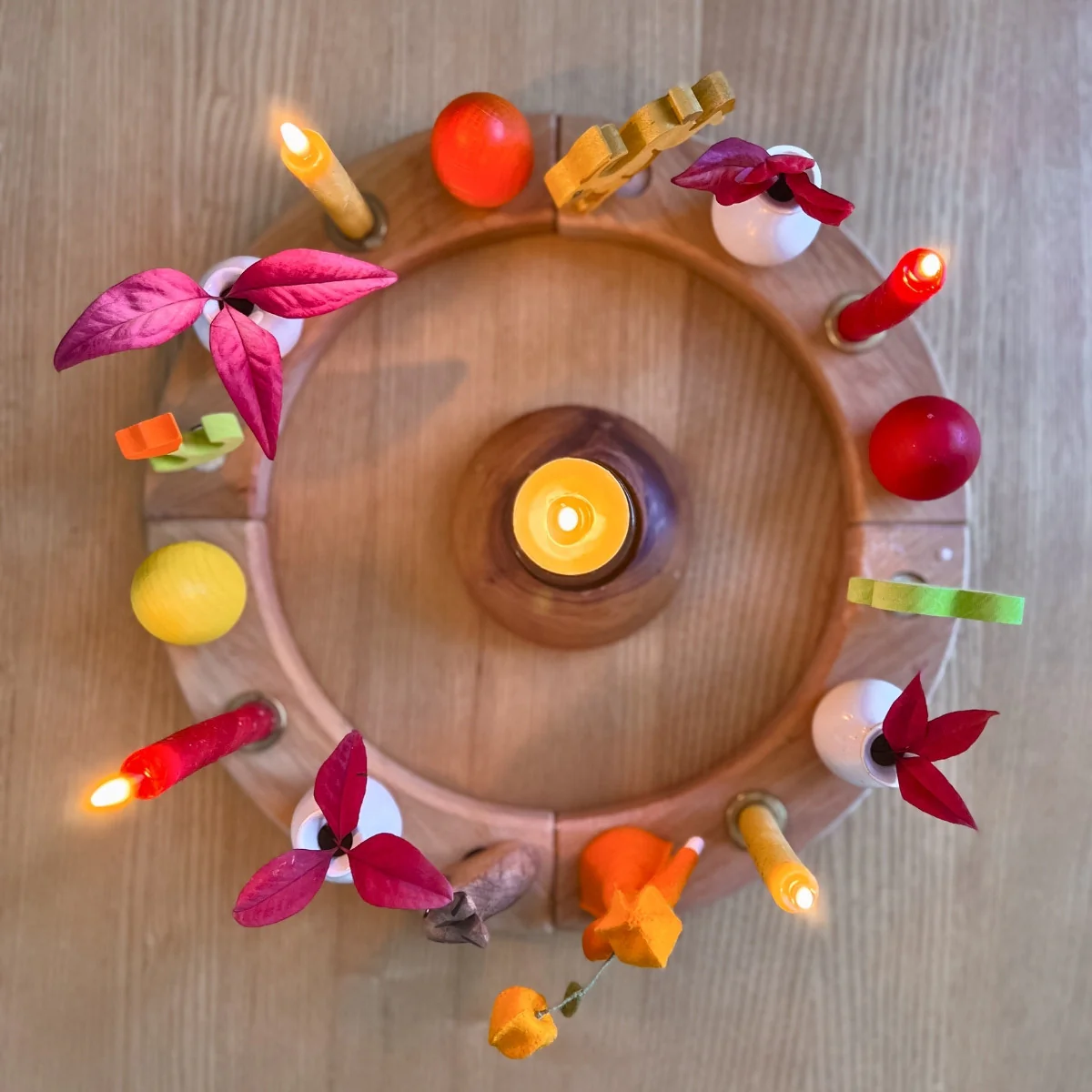 Grimm's Birthday Ring Natural 16 Holes - Image 3