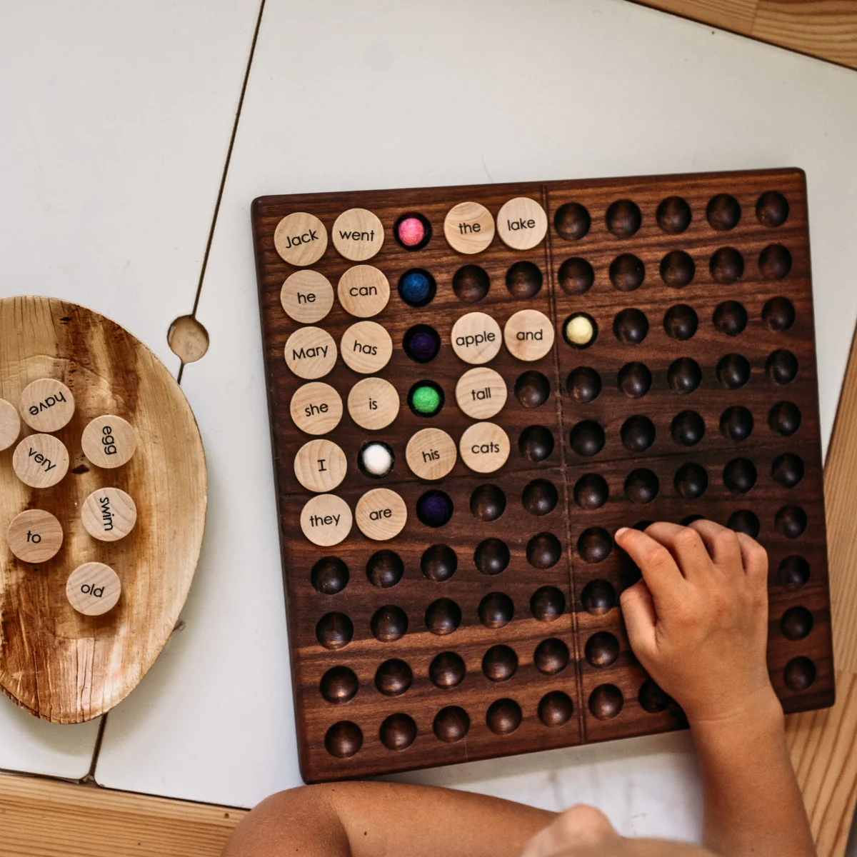 From Jennifer Hundred Frame with Wool Balls - Image 20