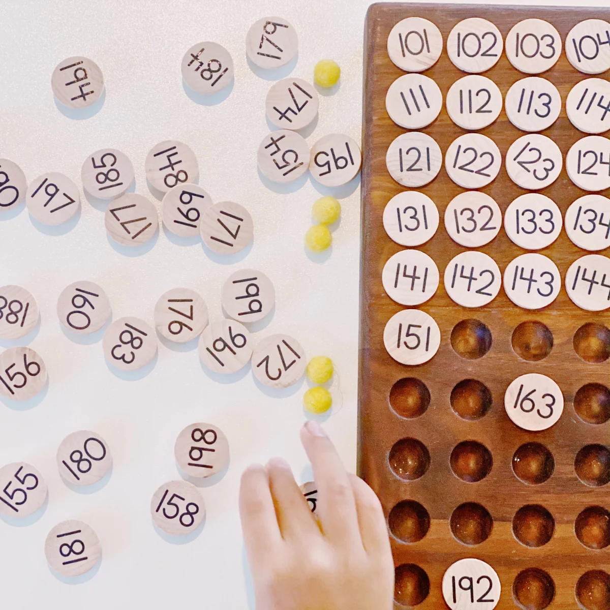 From Jennifer Hundred Frame with Wool Balls - Image 19