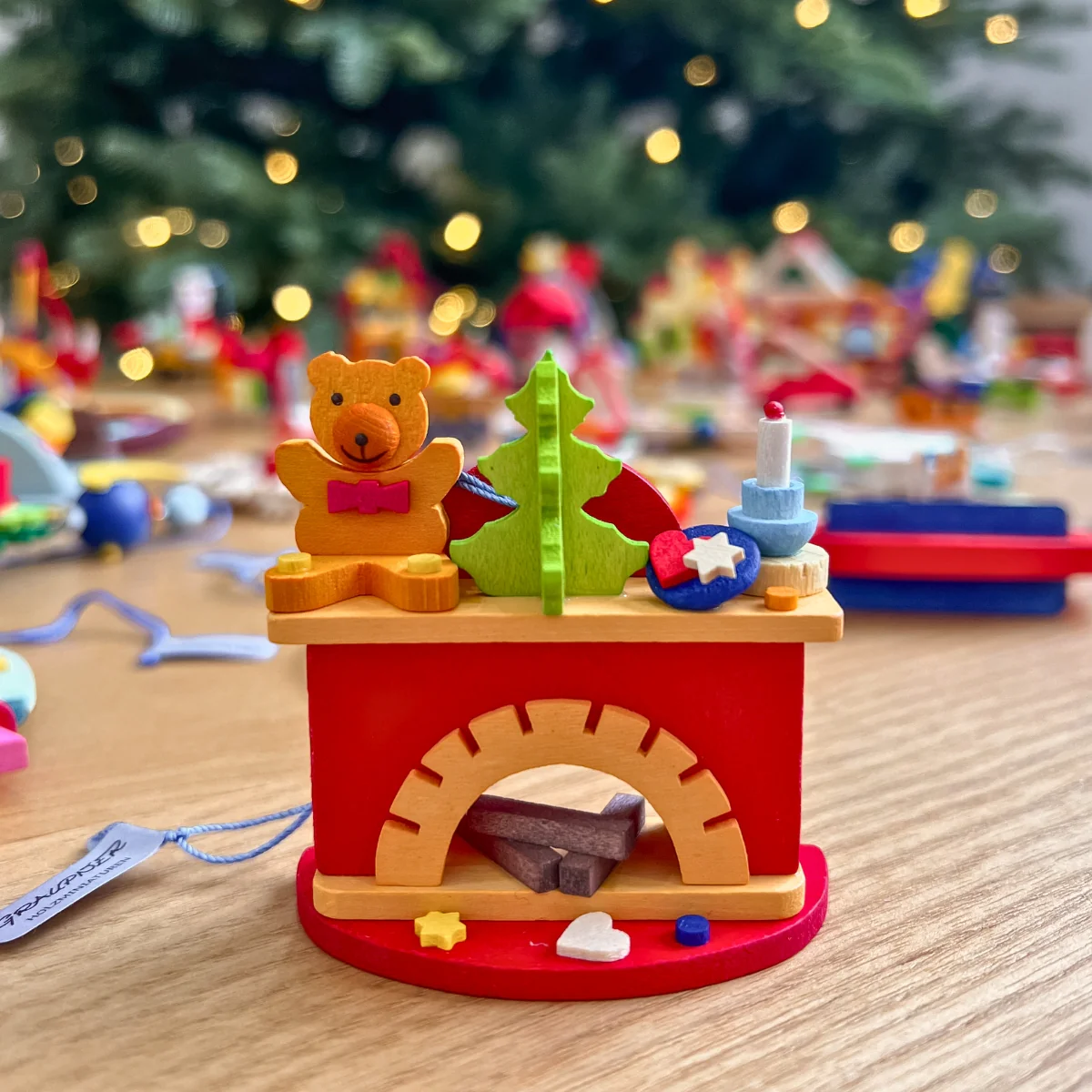 Graupner Christmas Tree Ornament - Fireplace - Small - Image 4