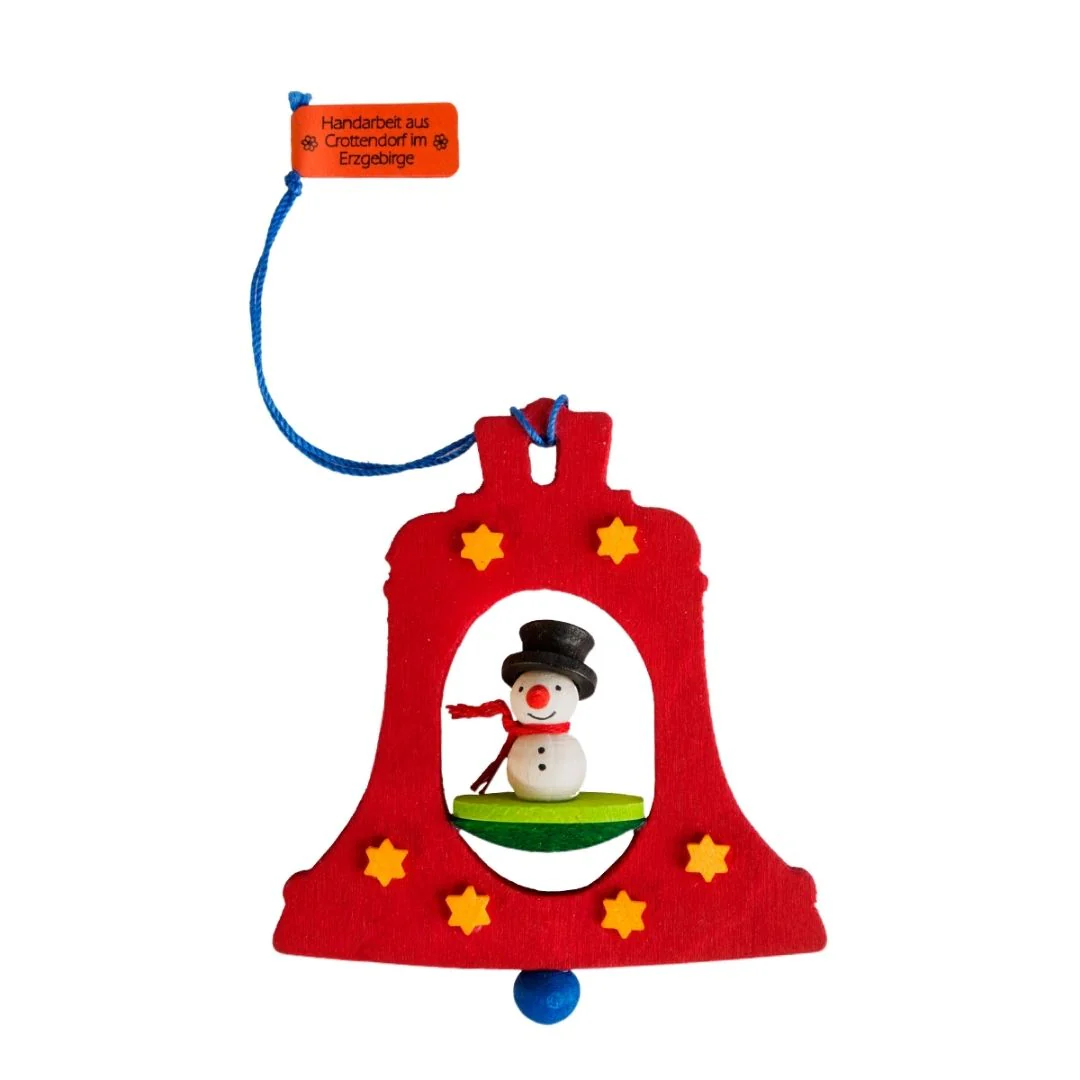 Graupner Christmas Tree Ornament - Bell with Miniature Figures - Image 3