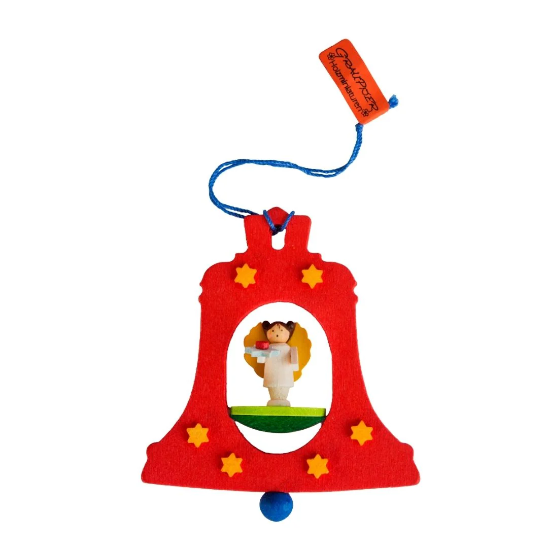 Graupner Christmas Tree Ornament - Bell with Miniature Figures - Image 4