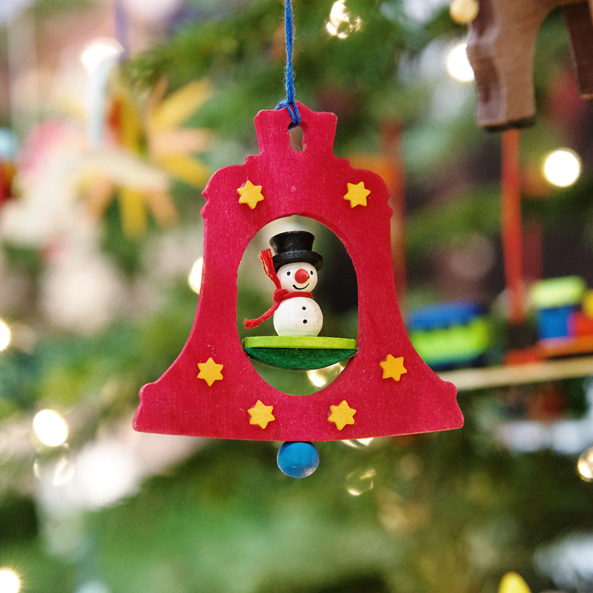Graupner Christmas Tree Ornament - Bell with Miniature Figures - Image 5