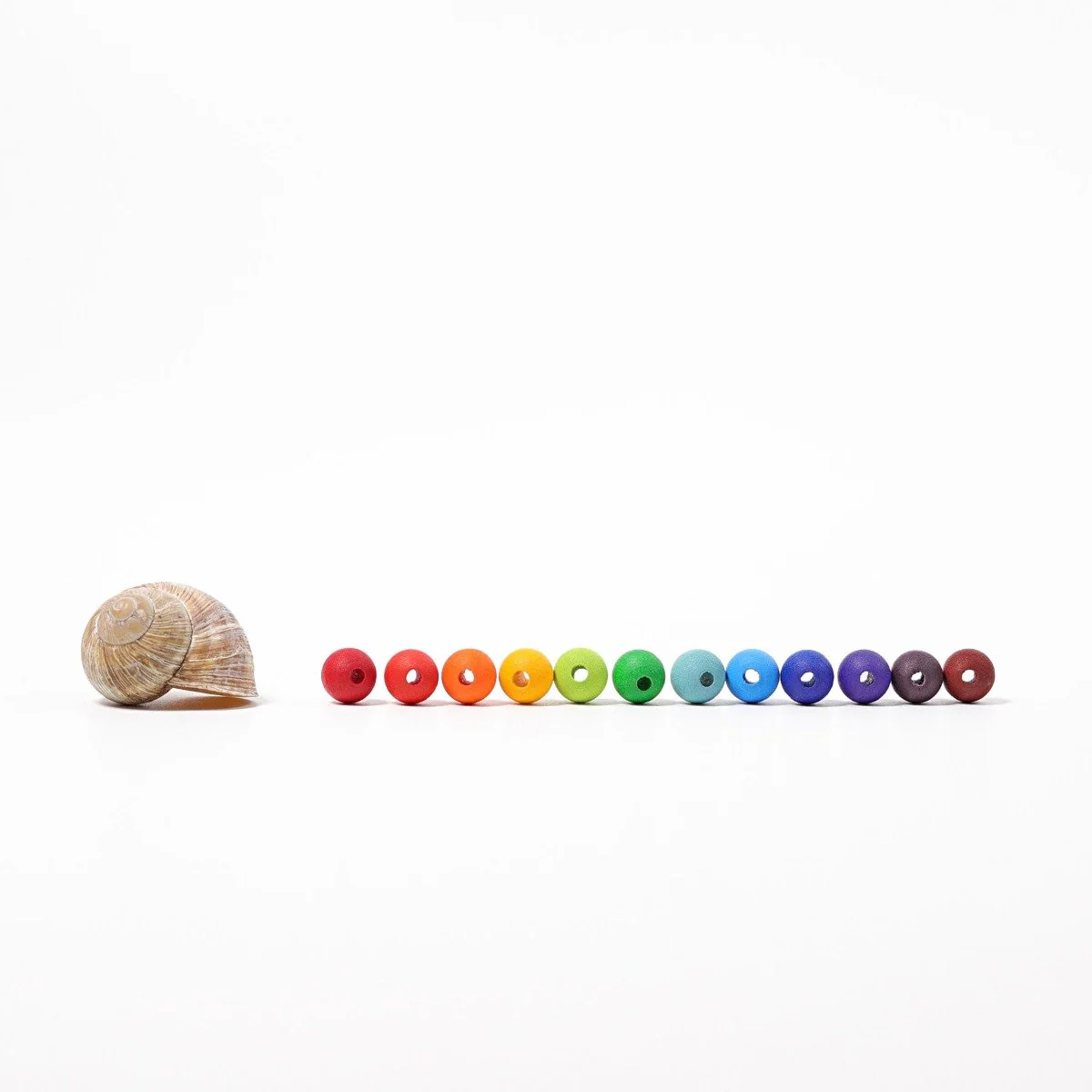Grimm's Wooden Beads Rainbow - 120 Pieces, 12mm - Image 12