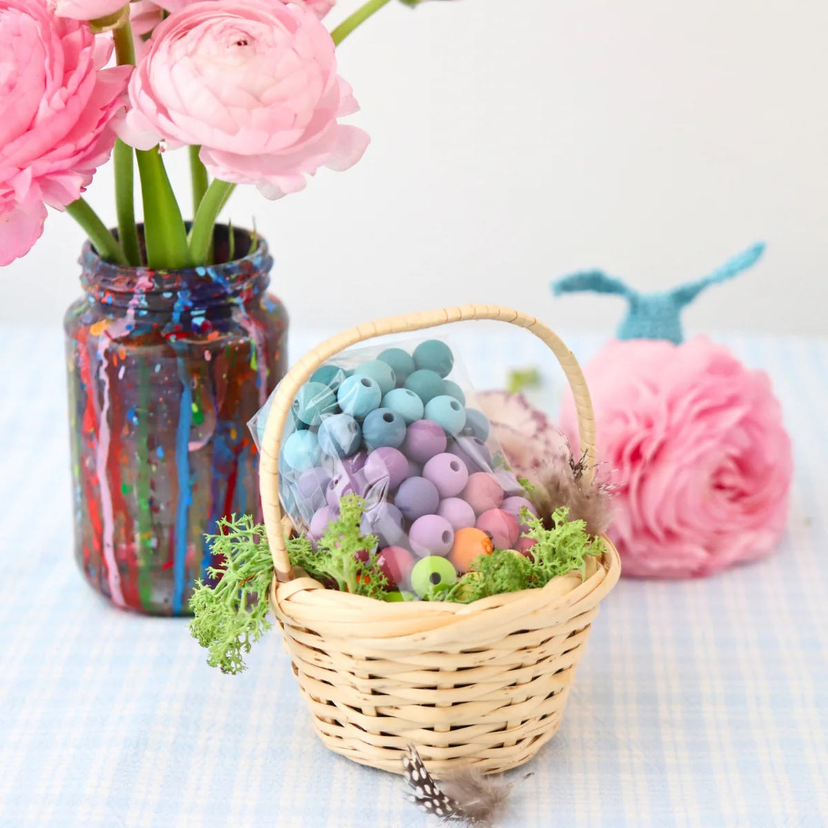 Grimm's Wooden Beads Pastel - 120 Pieces, 12mm - Image 3