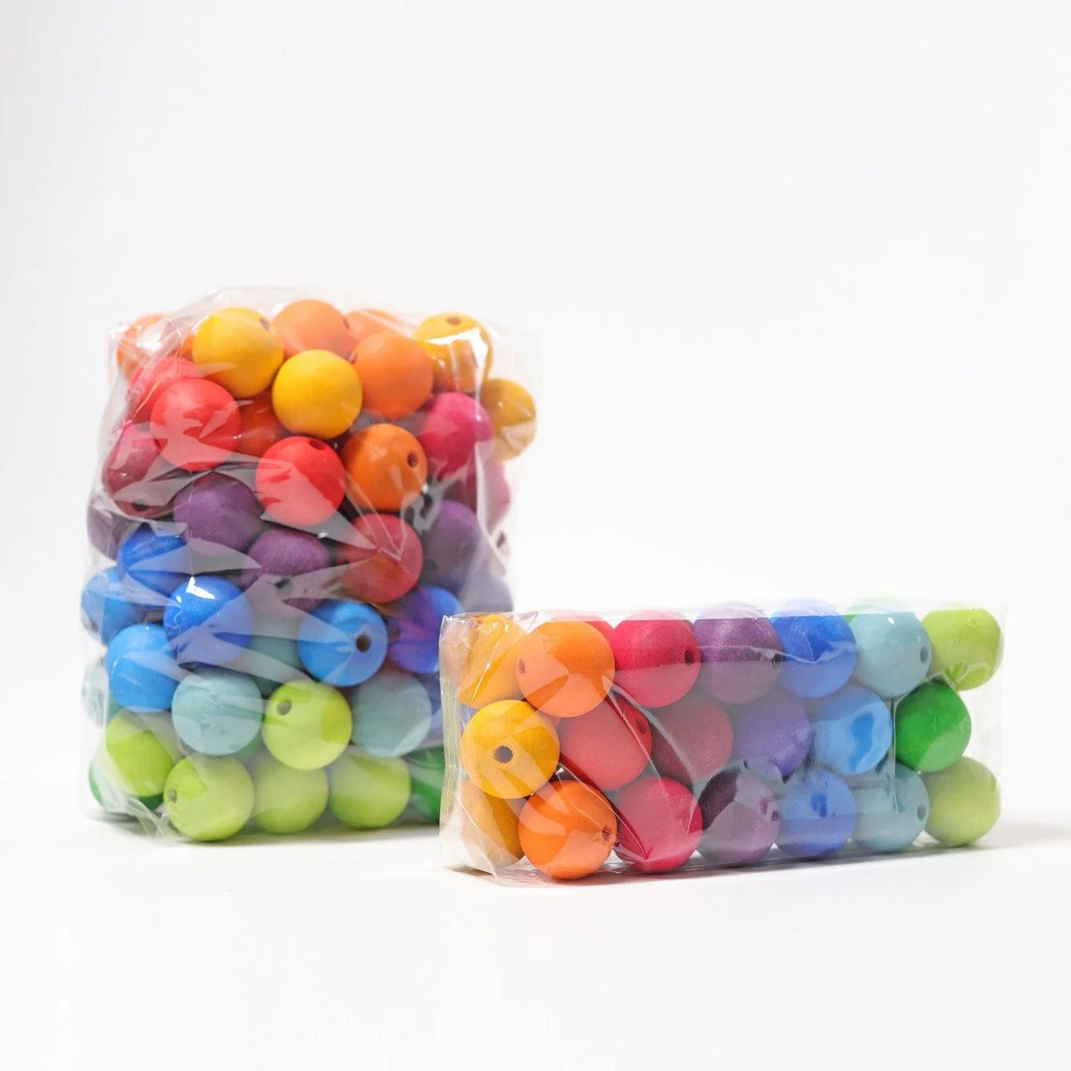 Grimm's Wooden Beads Rainbow - 36 Pieces, 30mm - Image 8
