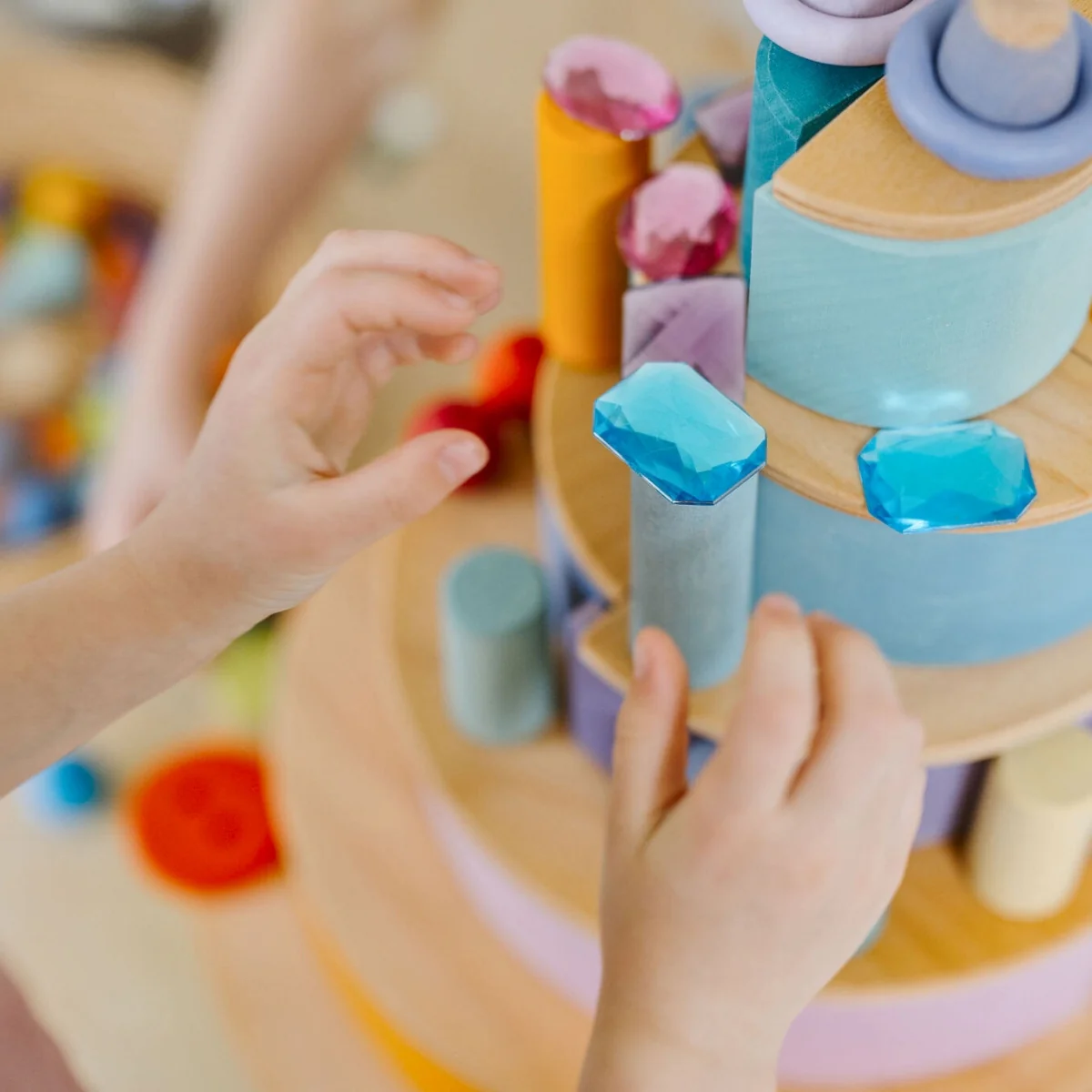 Grimm's Giant Acrylic Glitter Stones 28 Pieces - Image 4