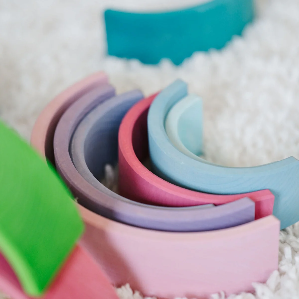 Grimm's Rainbow Pastel Large 12 Pieces - Image 12