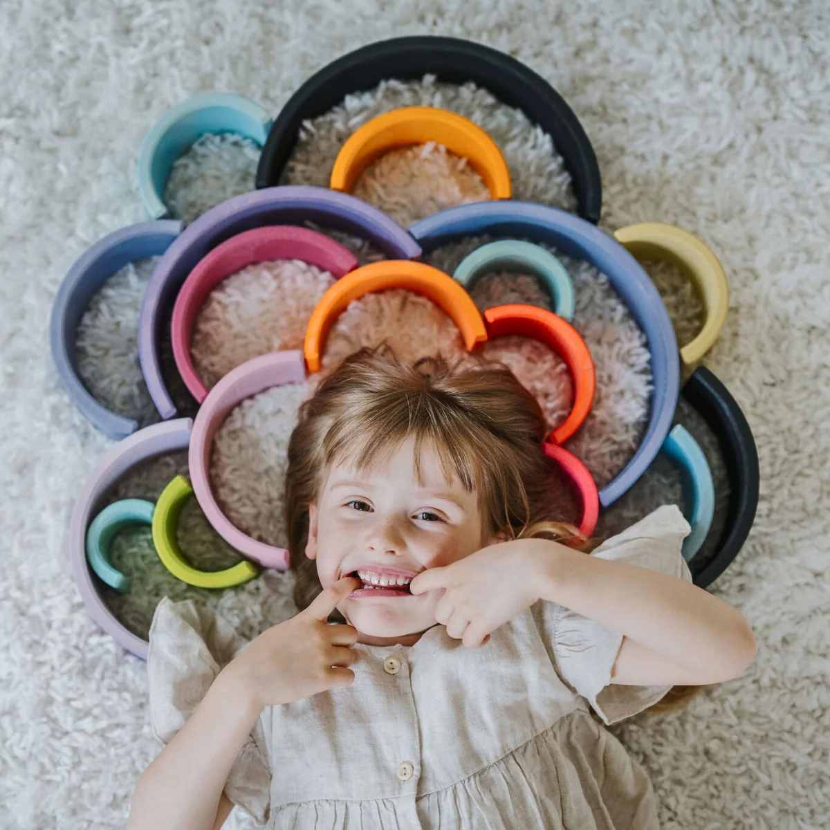 Grimm's Rainbow Pastel Large 12 Pieces - Image 13