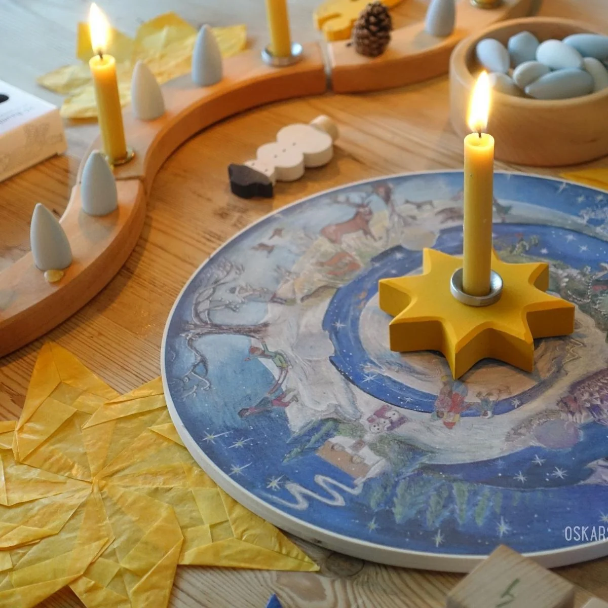 Grimm's Birthday Ring Natural 16 Holes - Image 4