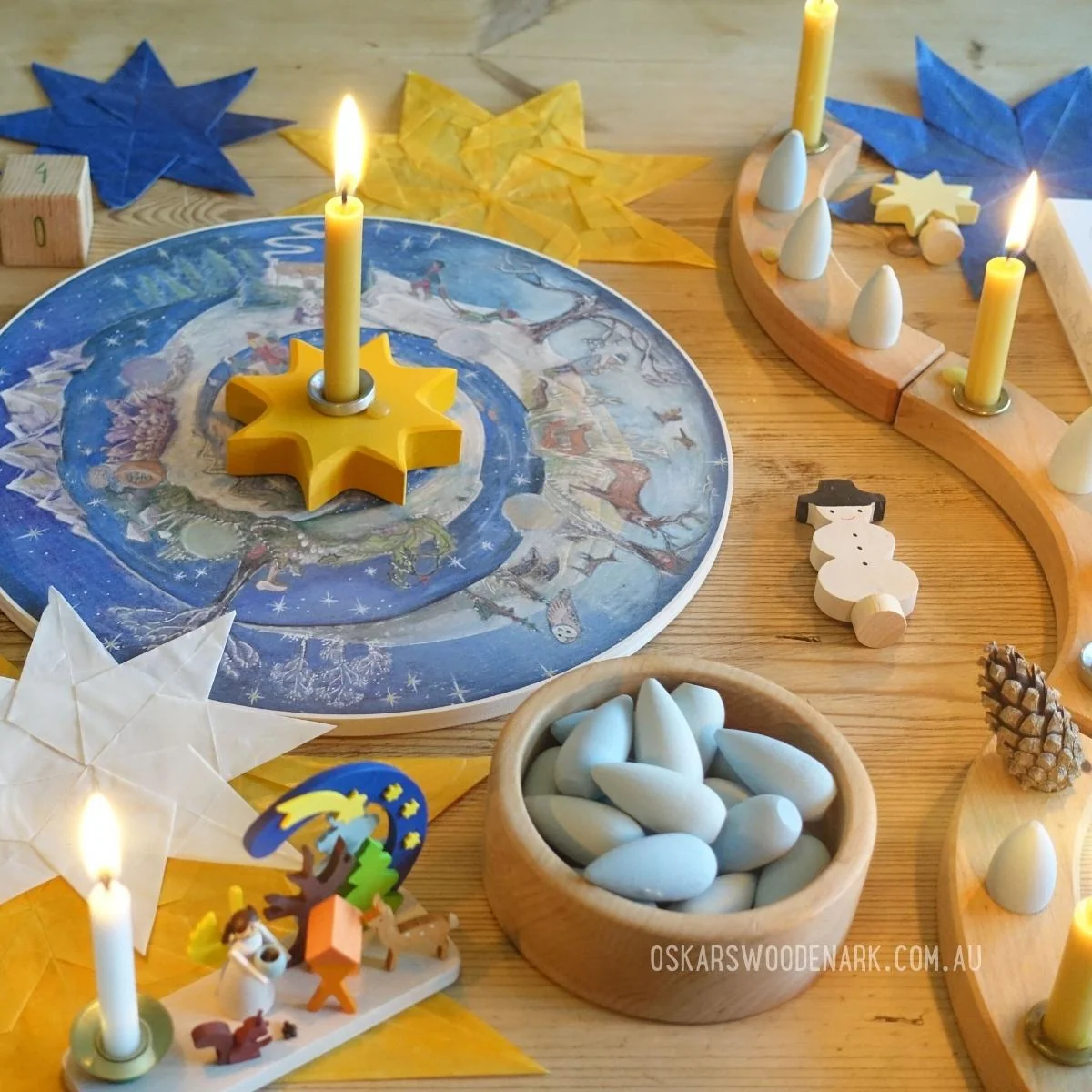 Grimm's Birthday Ring Natural 16 Holes - Image 6