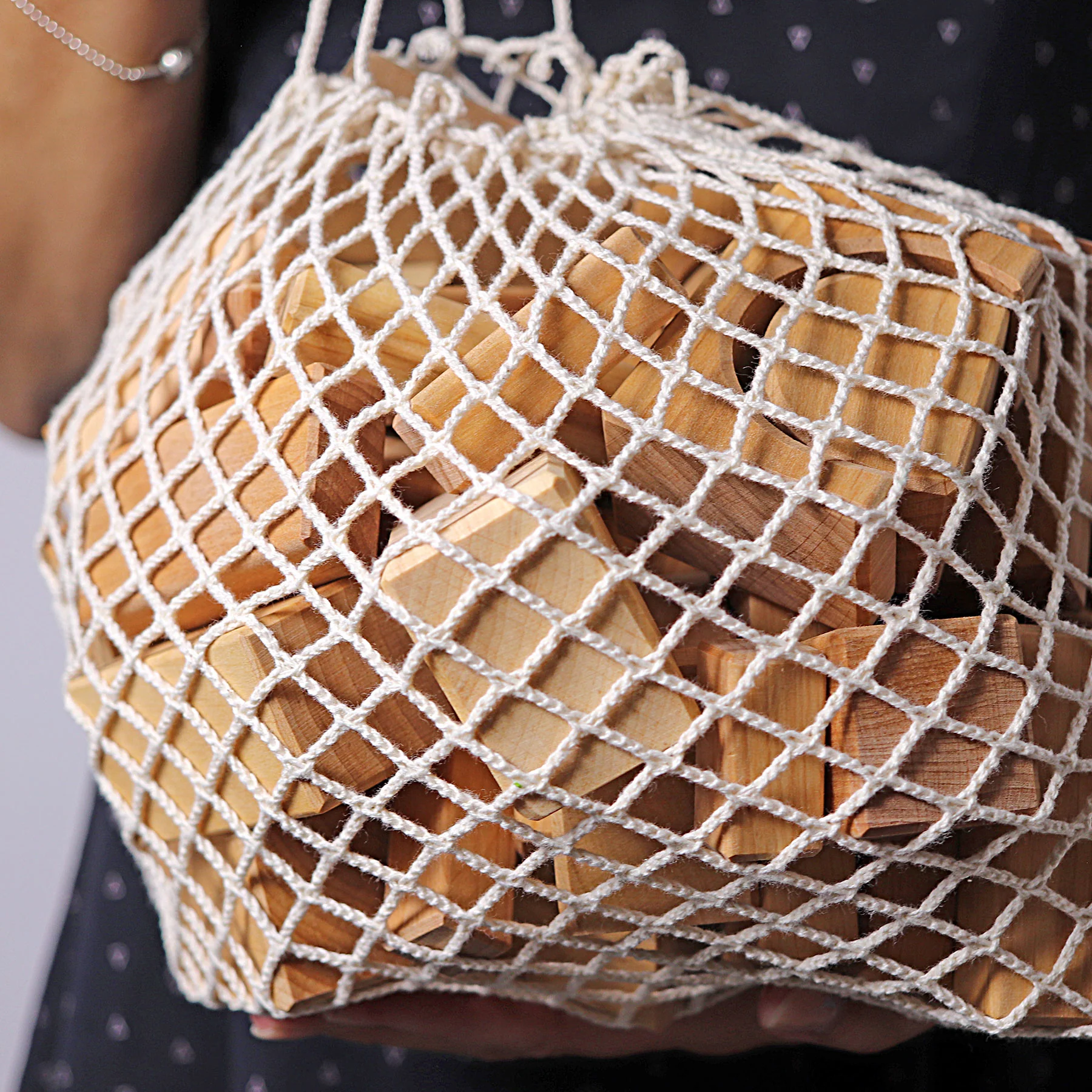 Grimm's Geo Blocks Natural 60 Pieces - Image 4