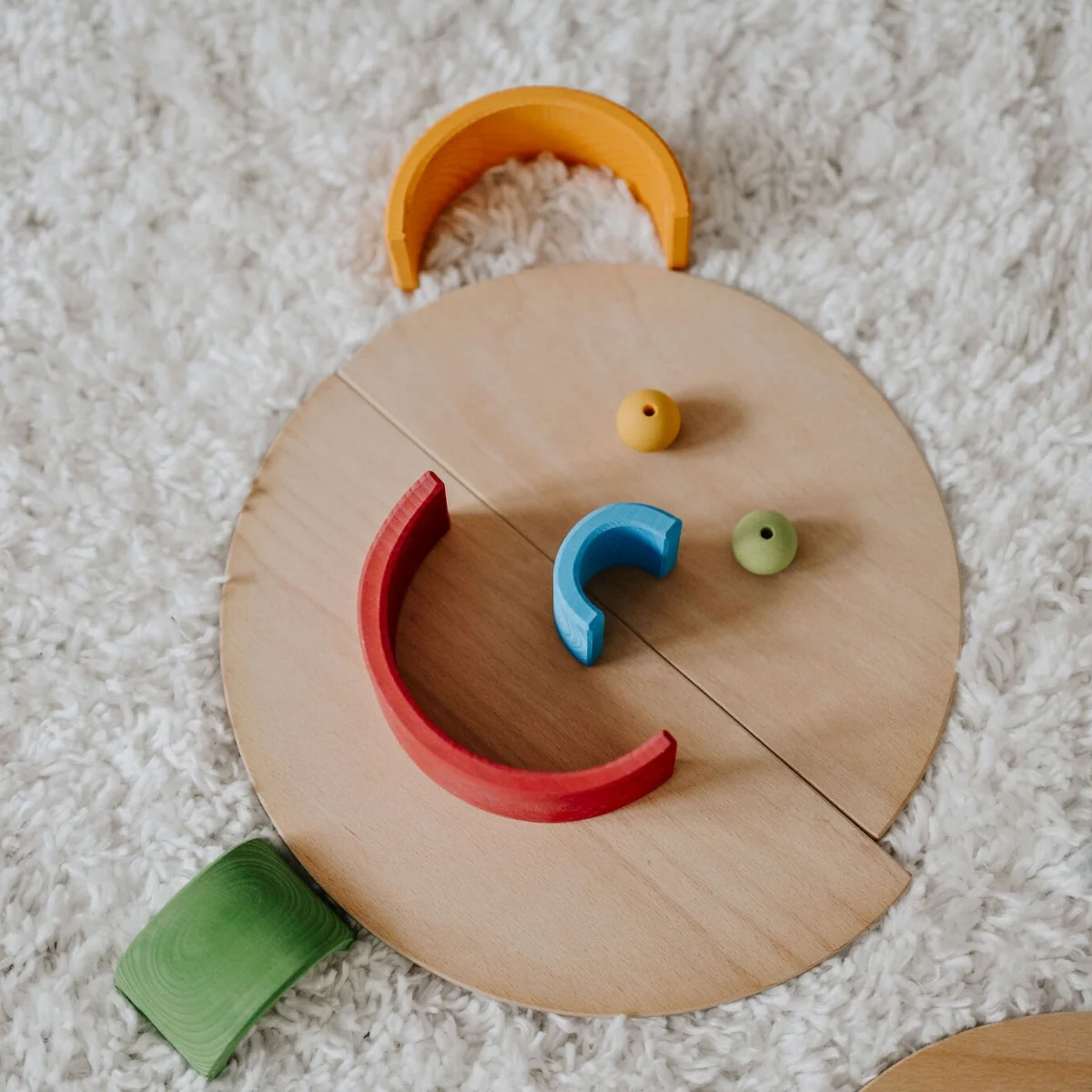 Grimm's Semi Circles Natural 11 Pieces - Image 3