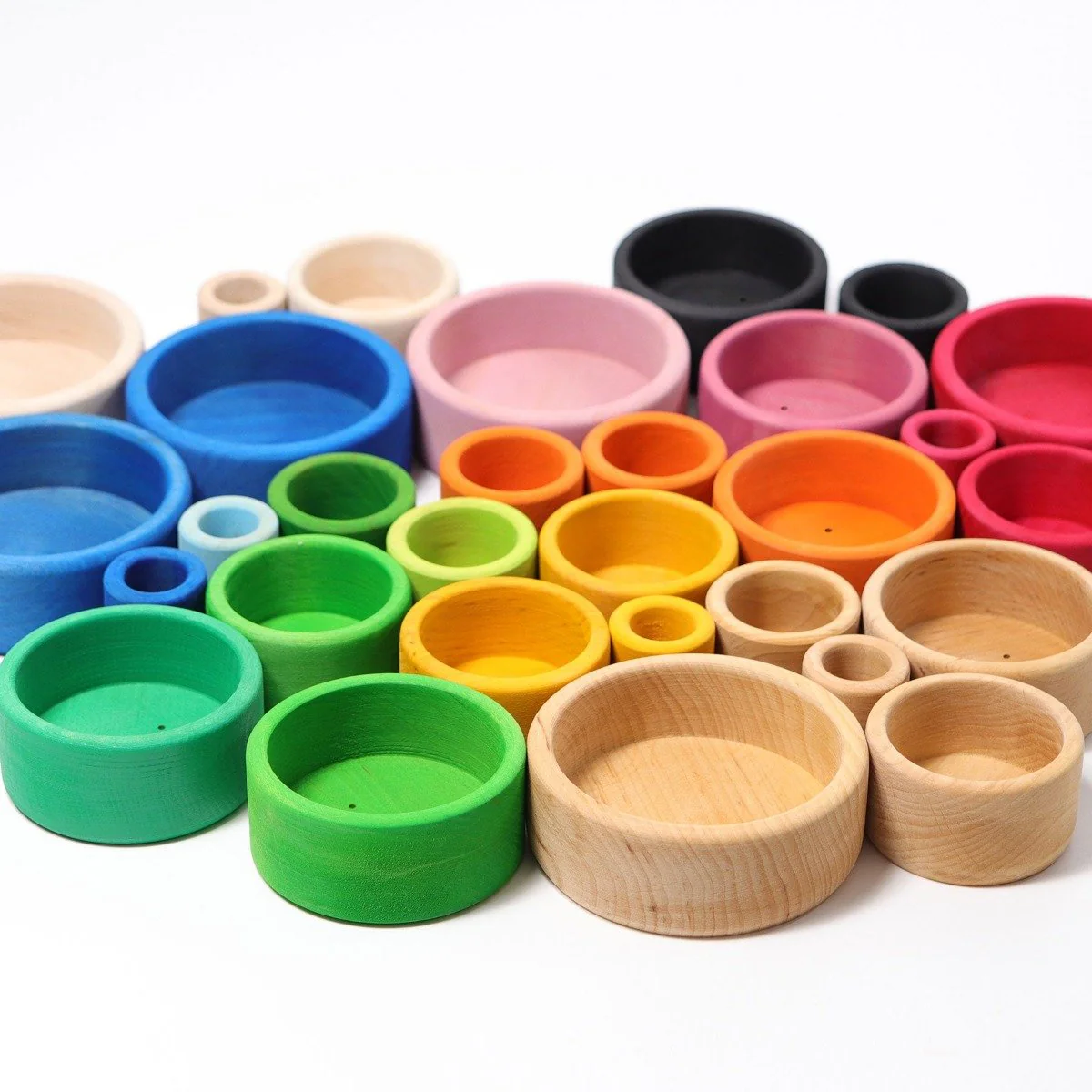 Grimm's Stacking Bowls - Natural - Image 10