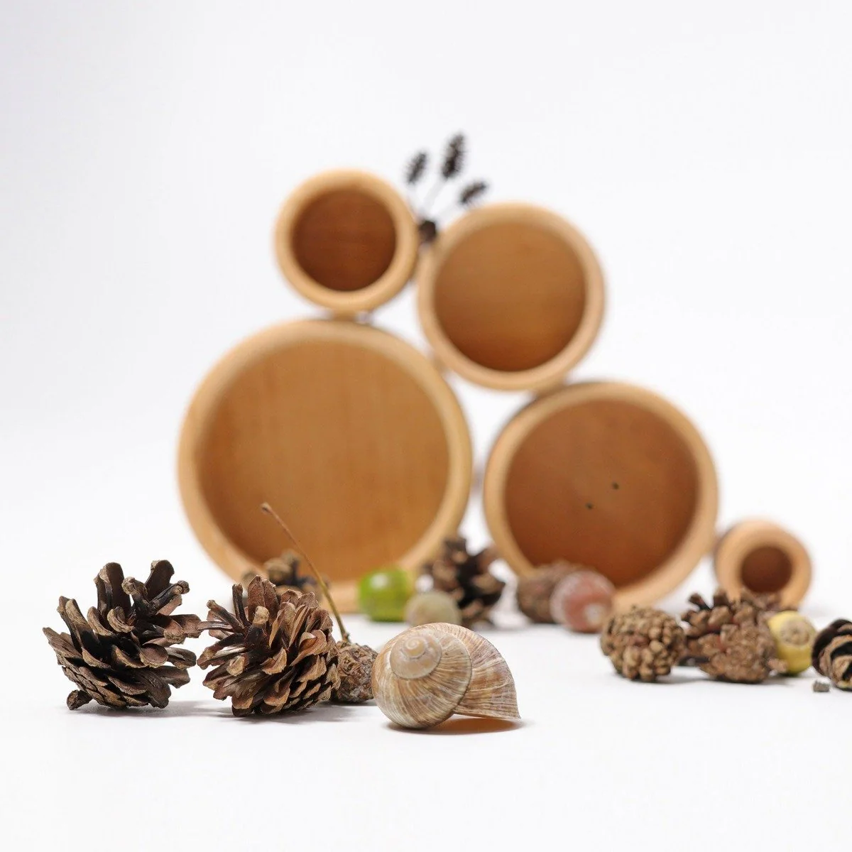 Grimm's Stacking Bowls - Natural - Image 5