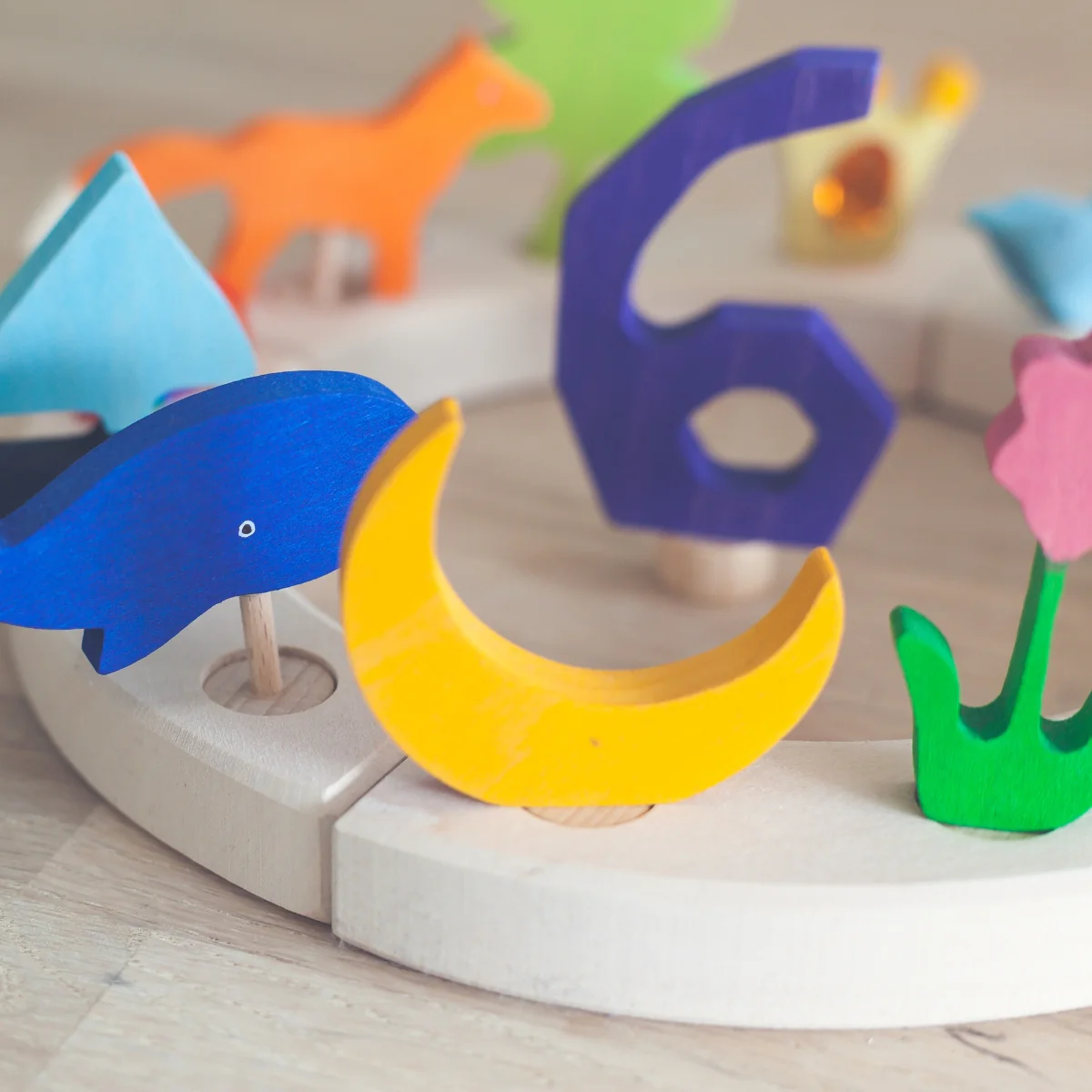 Grimm's Number 6 Candle Holder Decoration Anthroposophical - Image 5