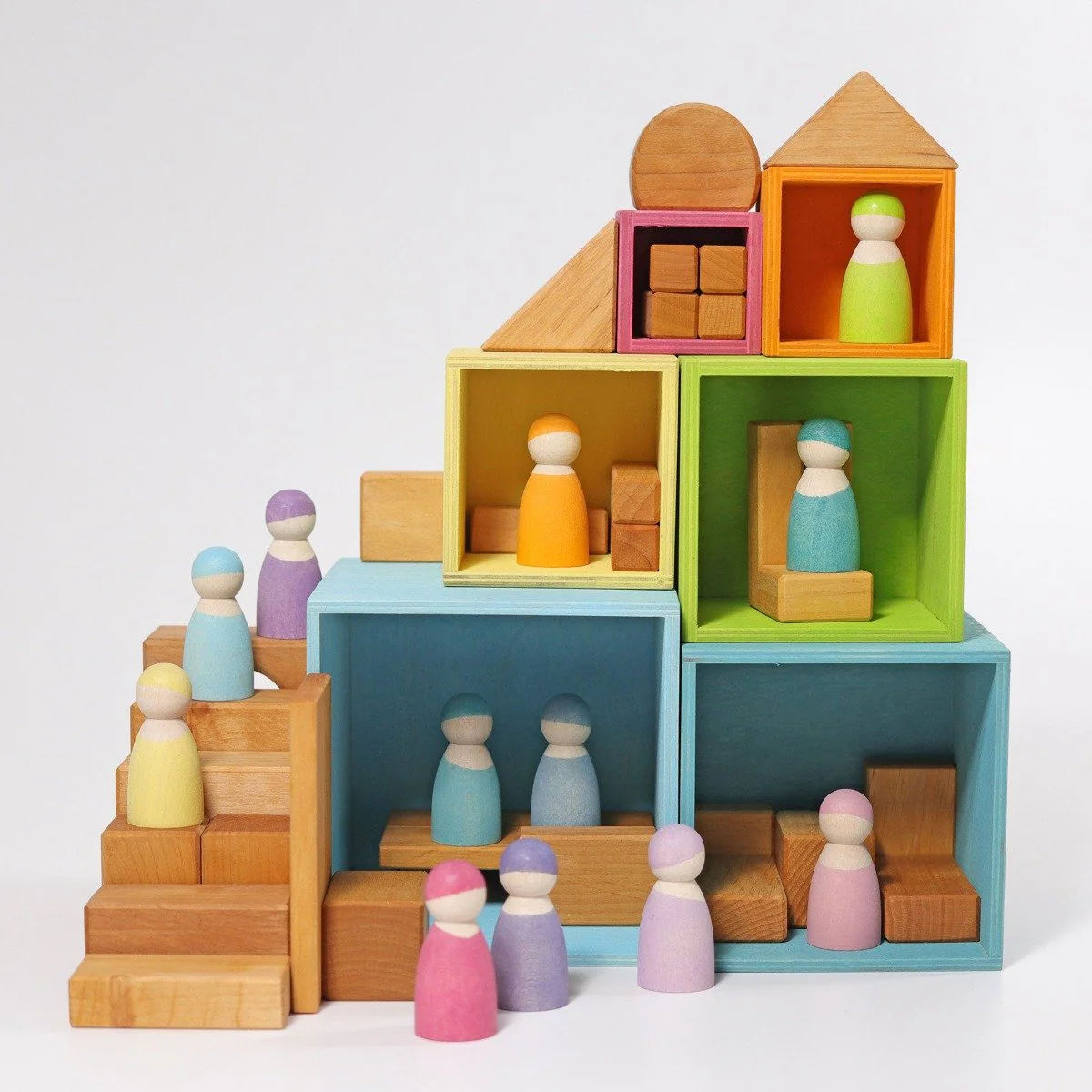Grimm's Stacking Boxes - Pastel - Image 5