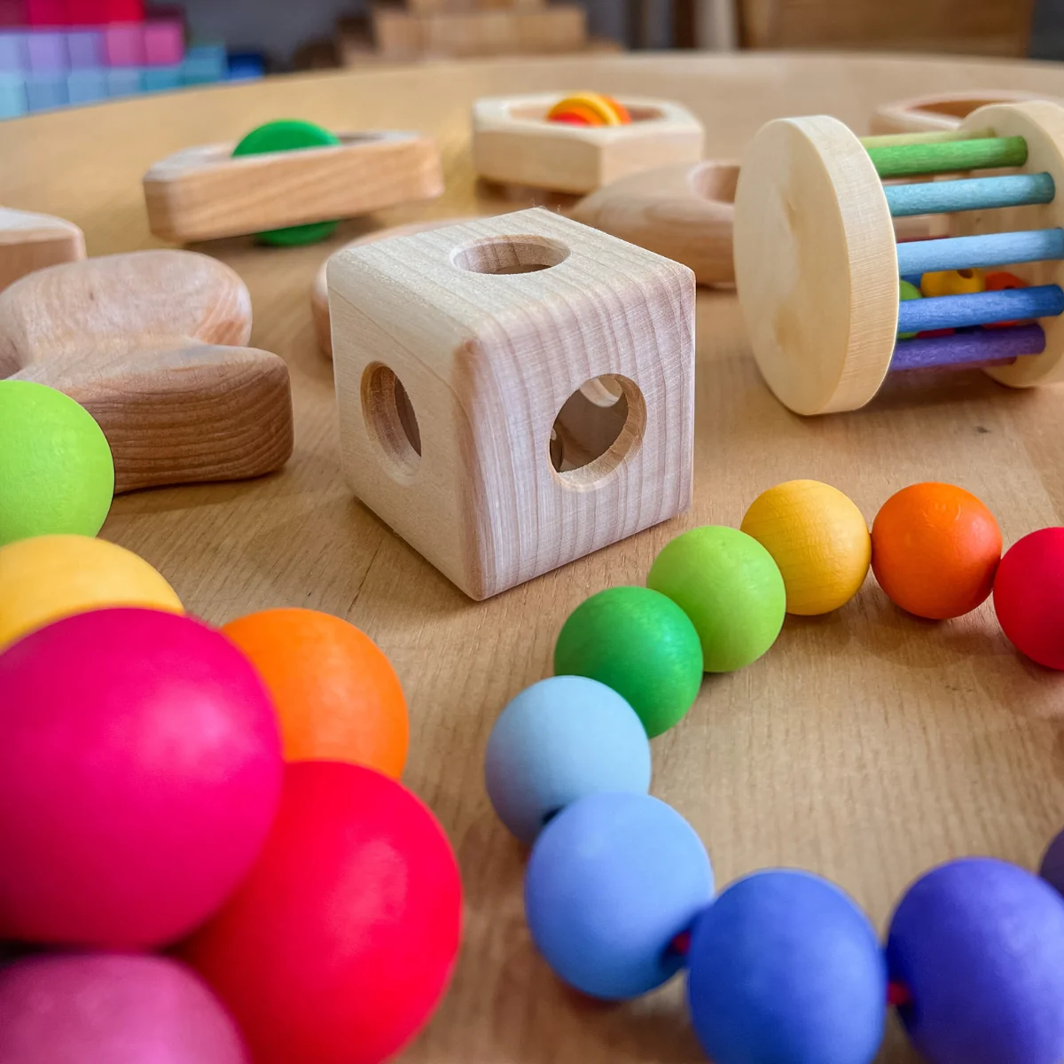 Grimm's Grasping Toy - Beads Rainbow - Image 6