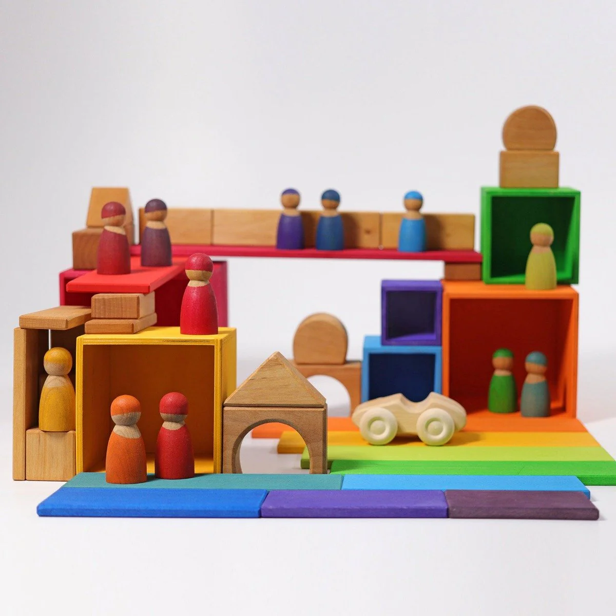 Grimm's Stacking Boxes - Rainbow - Image 6