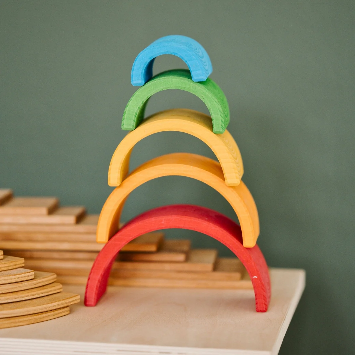 Grimm's Rainbow Small 6 Pieces - Image 3