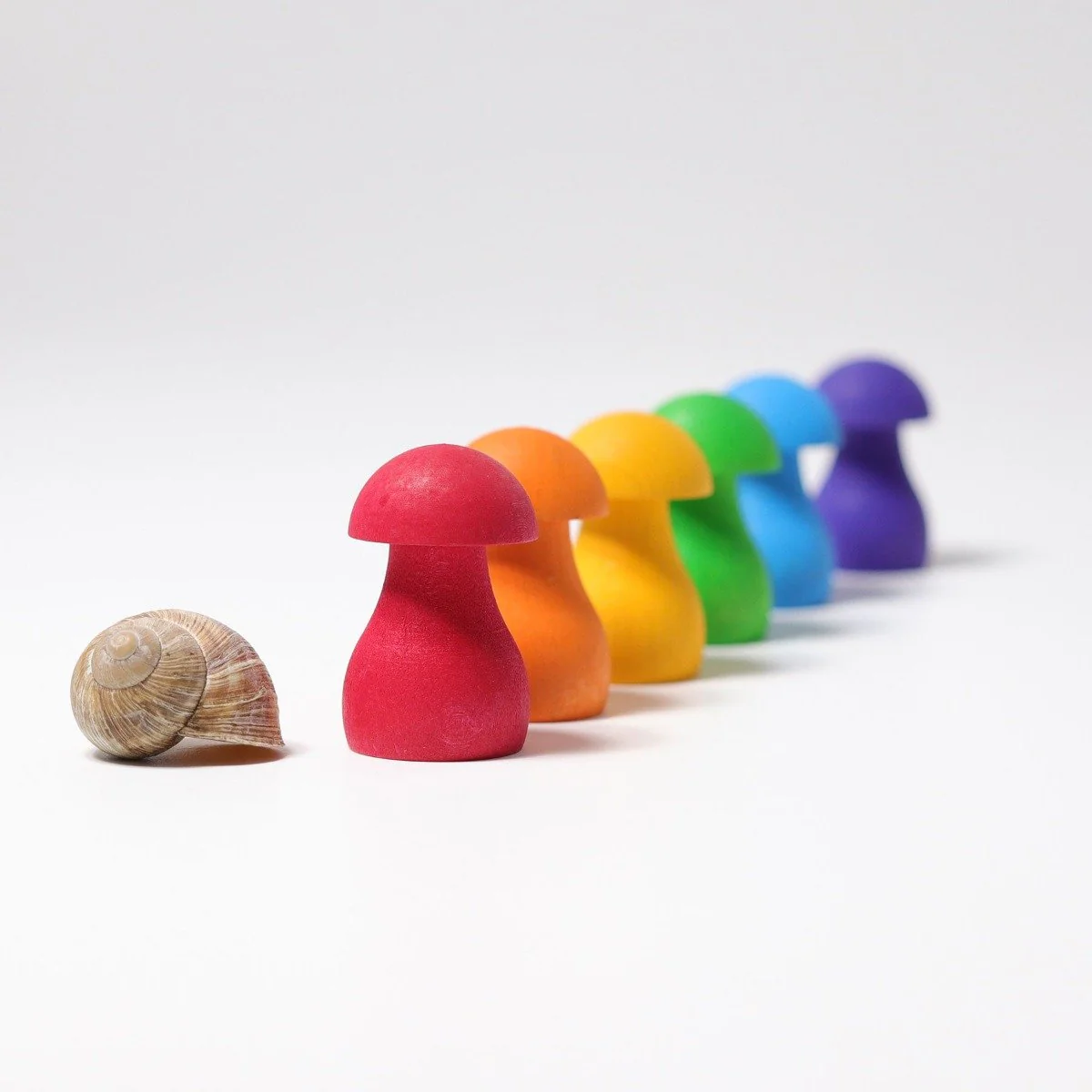 Grimm's Sorting Rainbow Mushrooms 12 Pieces - Image 3