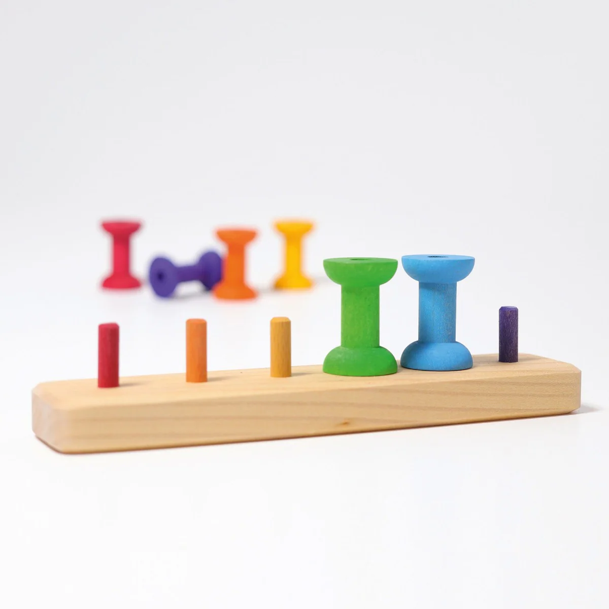 Grimm's Stacking Bobbins Small 8 Pieces - Image 4