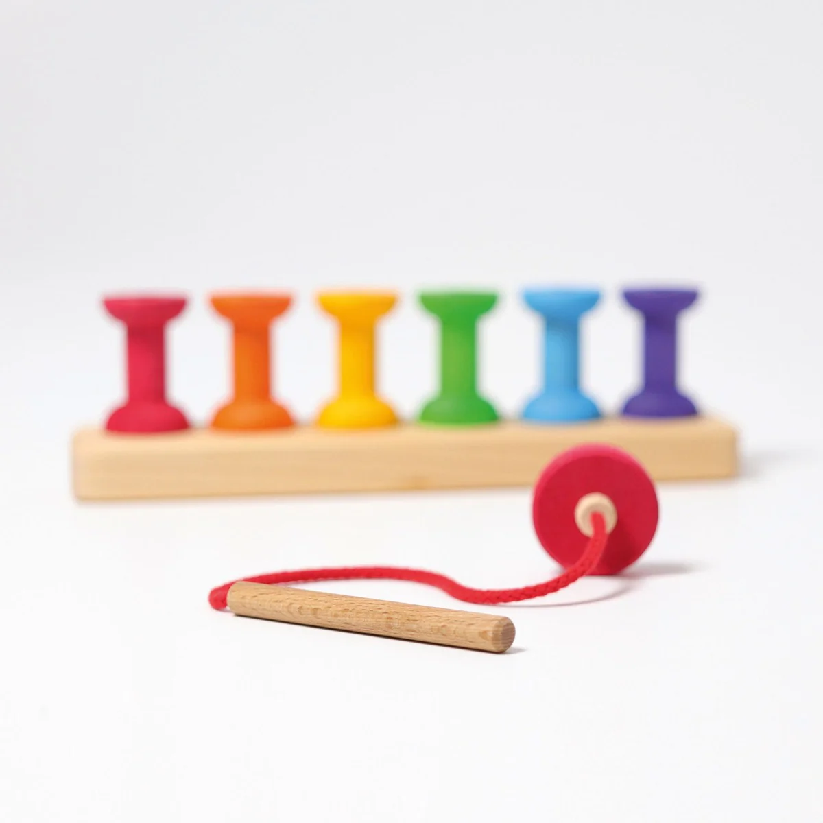 Grimm's Stacking Bobbins Small 8 Pieces - Image 6