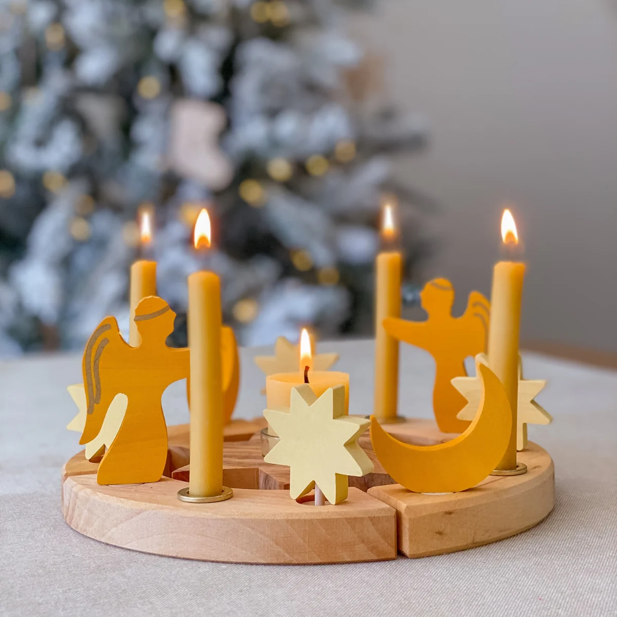 Grimm's Star Candle Holder Decoration - Image 3