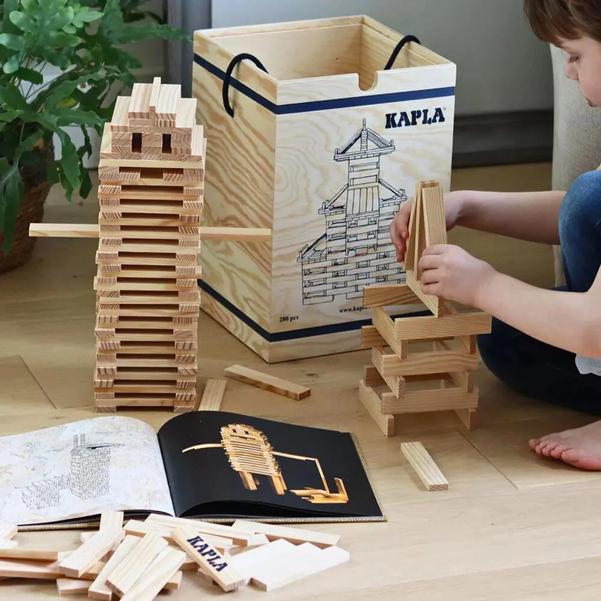 KAPLA Blocks Building Art Book - Beige - Easy Animals (3+) - Image 3