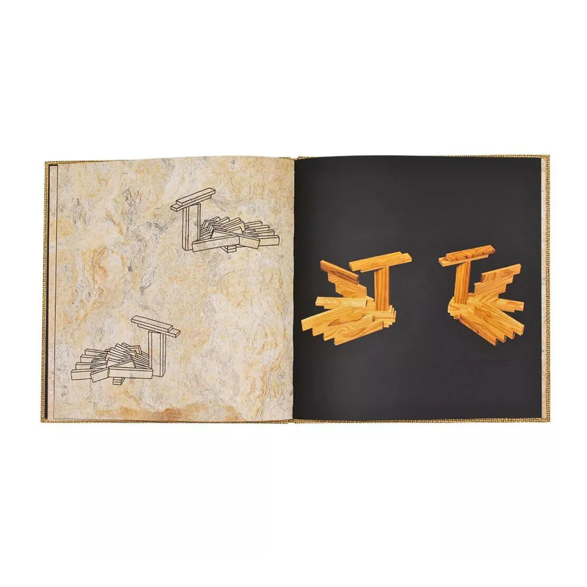 KAPLA Blocks Building Art Book - Beige - Easy Animals (3+) - Image 6