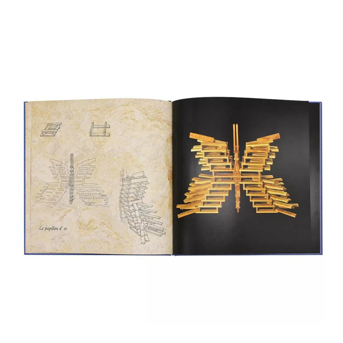 KAPLA Blocks Building Art Book - Blue - Advanced Builders (9+) - Image 6