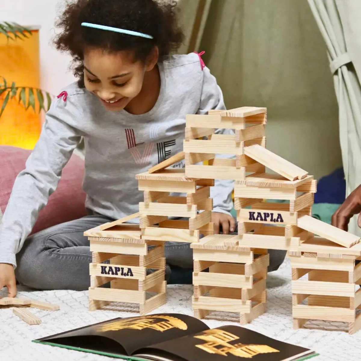 KAPLA Blocks Building Art Book - Green - Simple Architecture (3+) - Image 3