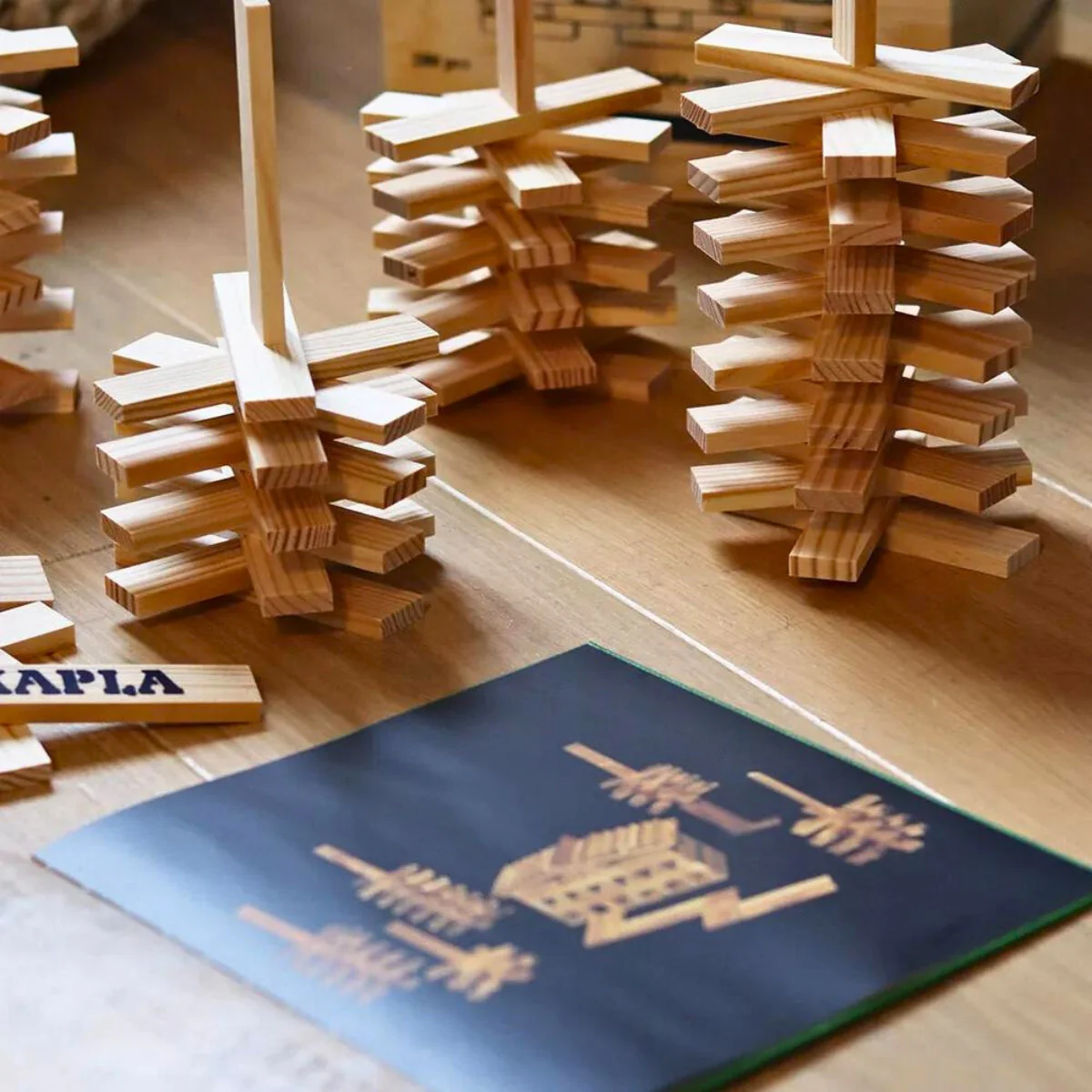 KAPLA Blocks Building Art Book - Green - Simple Architecture (3+) - Image 4