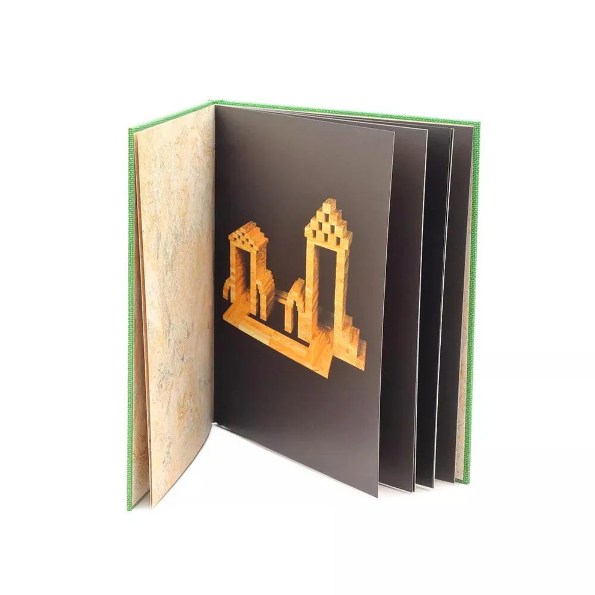 KAPLA Blocks Building Art Book - Green - Simple Architecture (3+) - Image 6