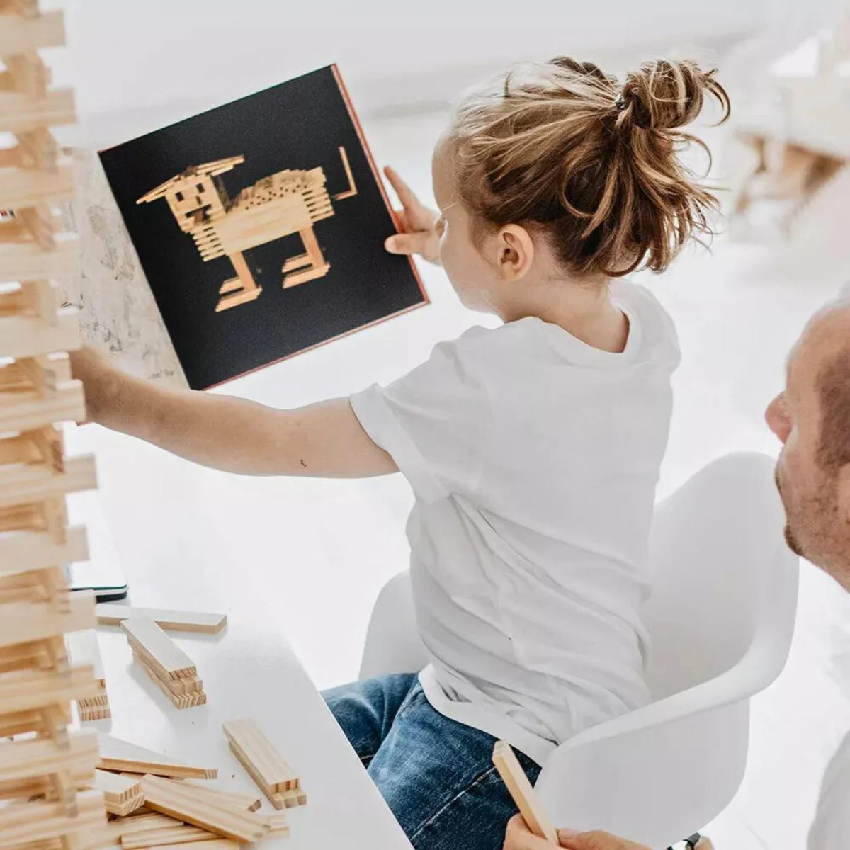 KAPLA Blocks Building Art Book - Red - Beginner (6+) - Image 3