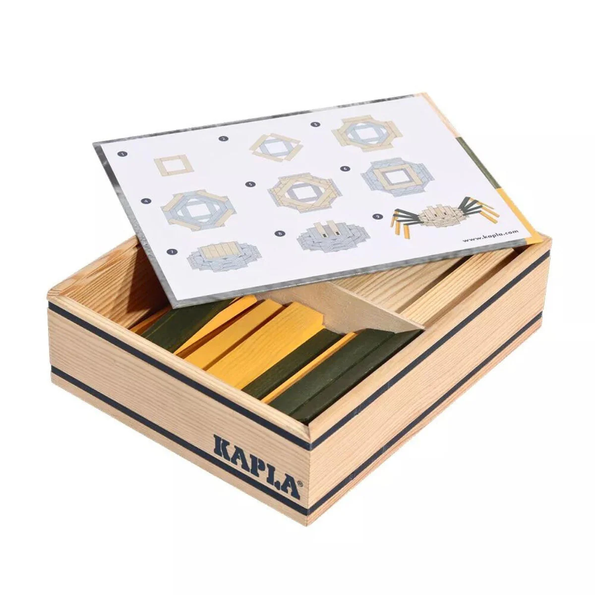 KAPLA Construction Building Blocks - 75 Spider Set - Wooden Case - Image 9