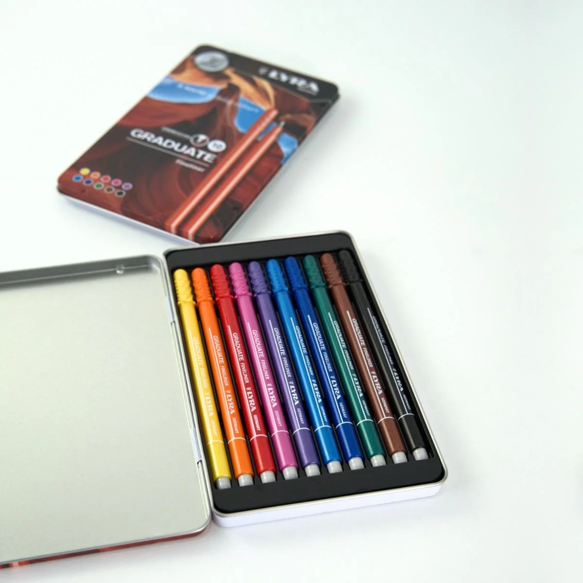 LYRA Graduate Fineliner Tin Box 10 pcs - Image 3
