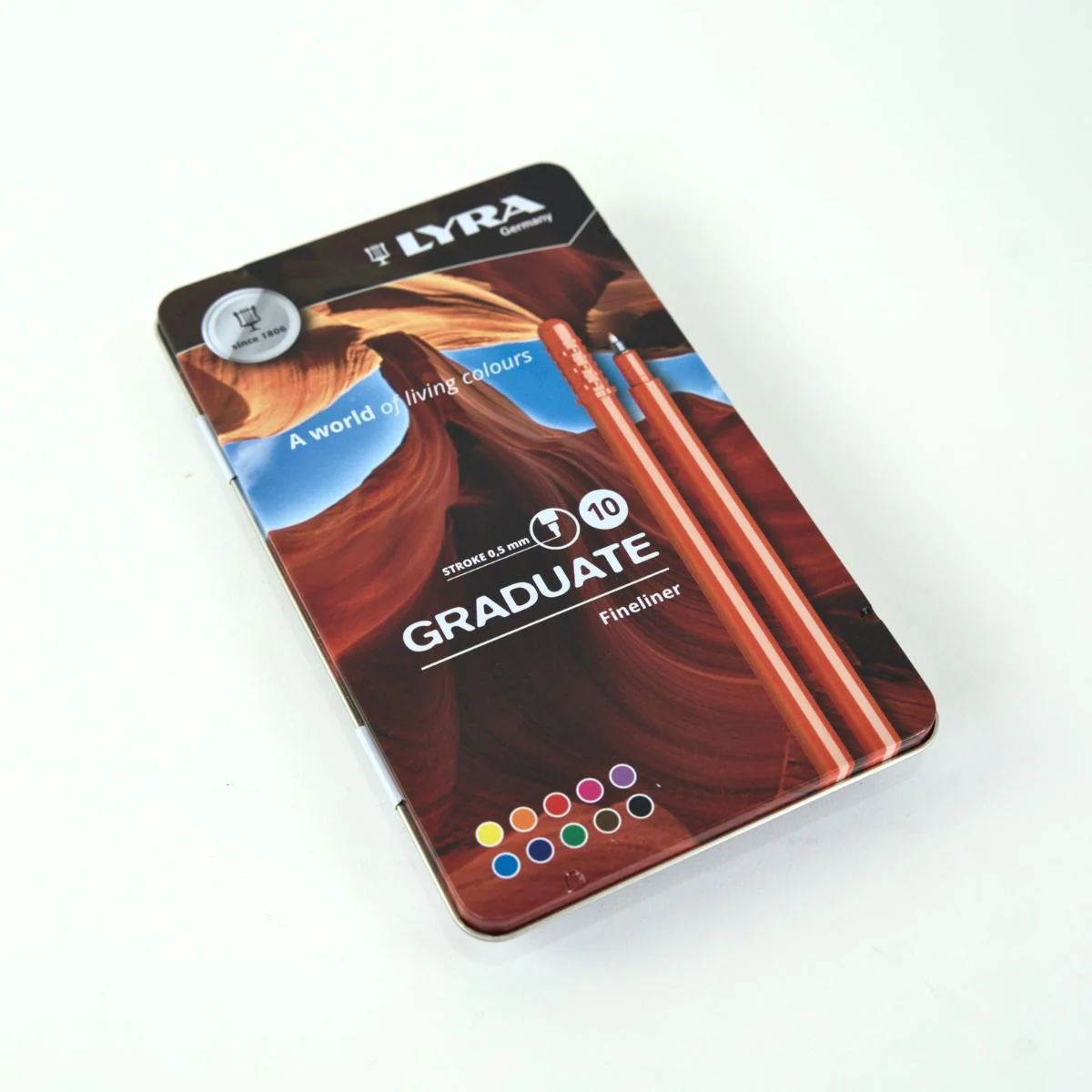 LYRA Graduate Fineliner Tin Box 10 pcs - Image 7