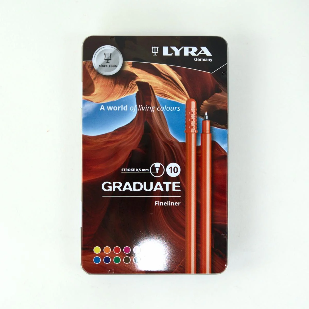 LYRA Graduate Fineliner Tin Box 10 pcs - Image 9