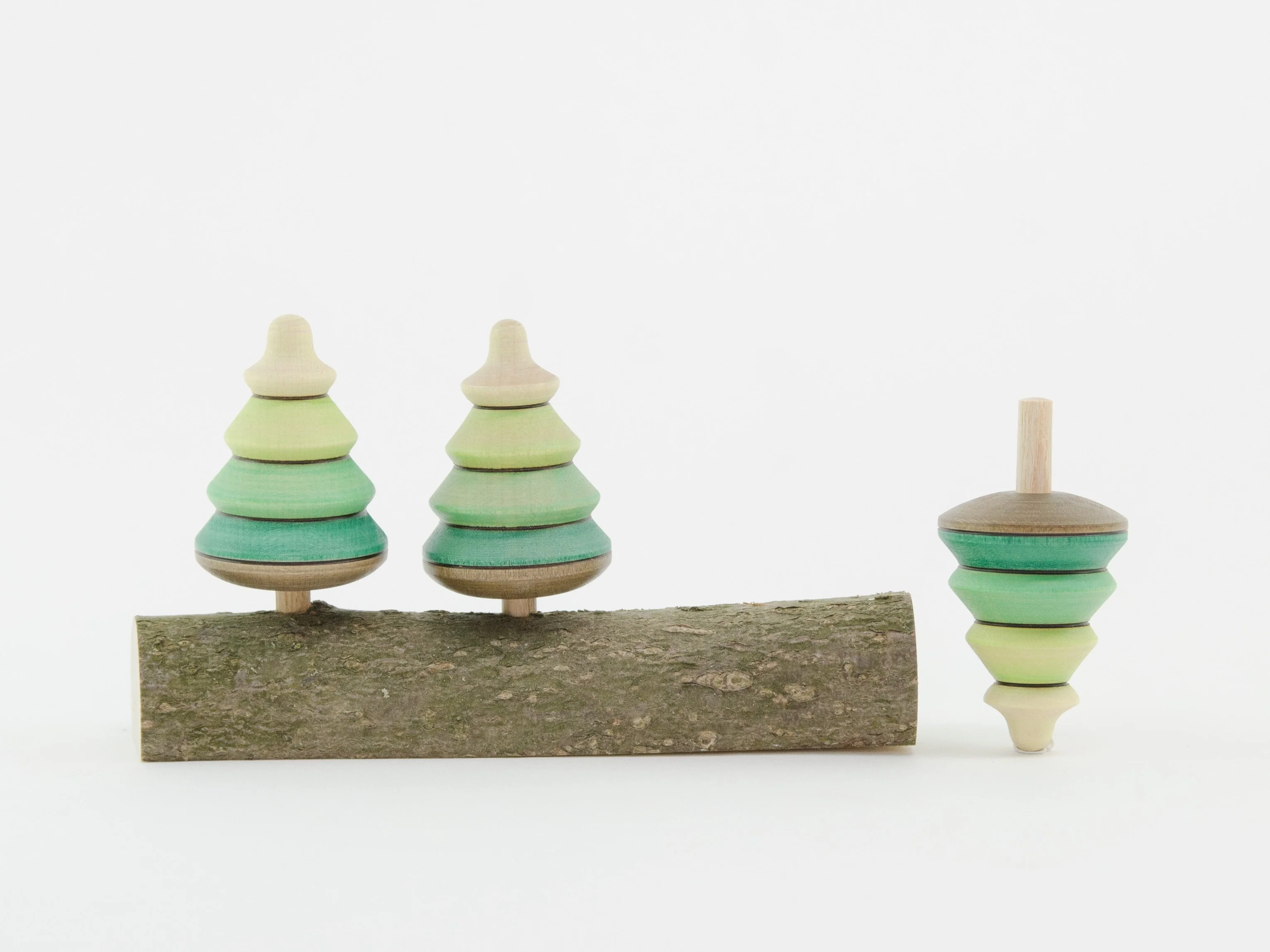 Mader Tree Spinning Top on Branch 3 pieces in Box - Image 3