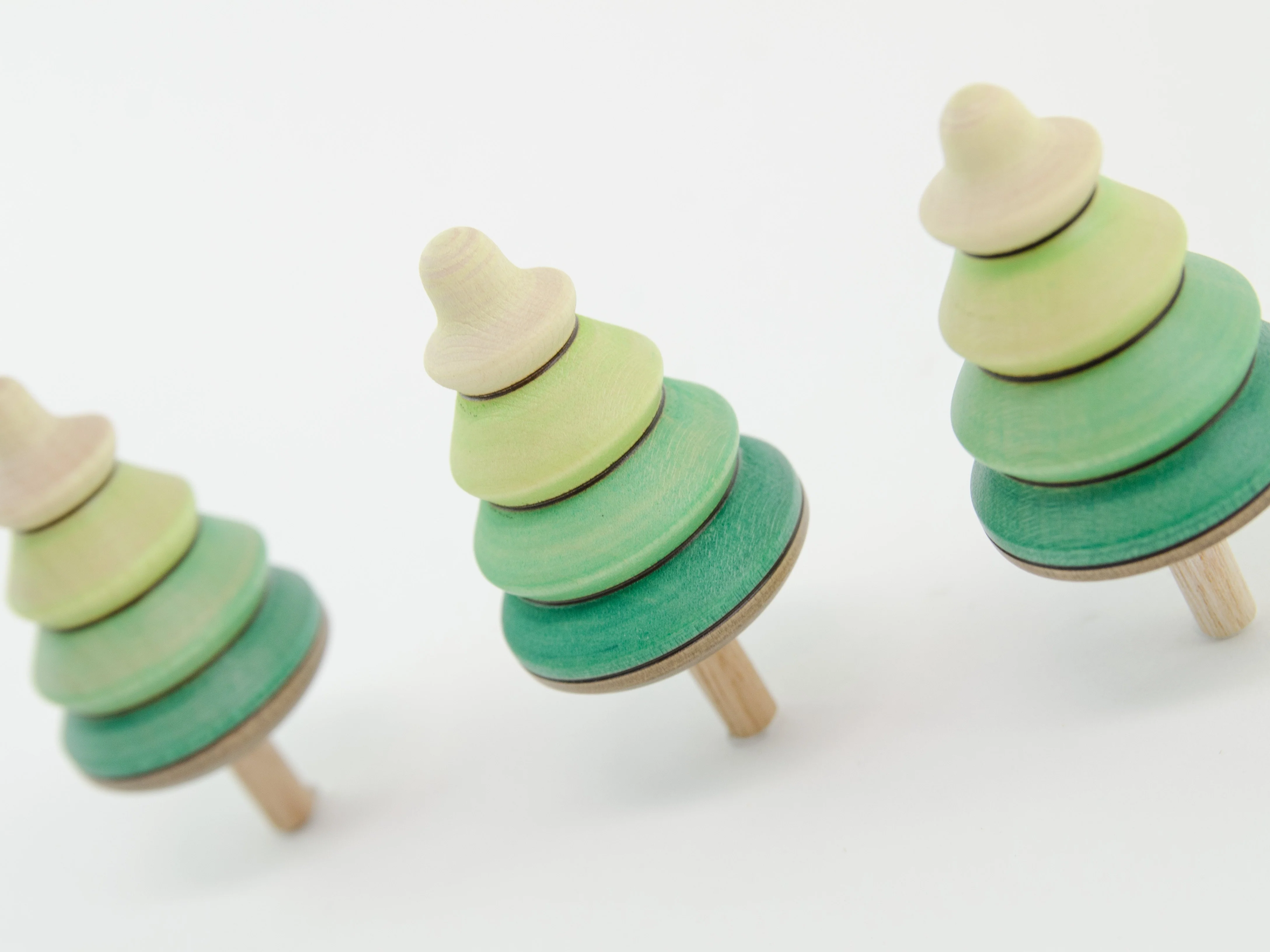 Mader Tree Spinning Top on Branch 3 pieces in Box - Image 5