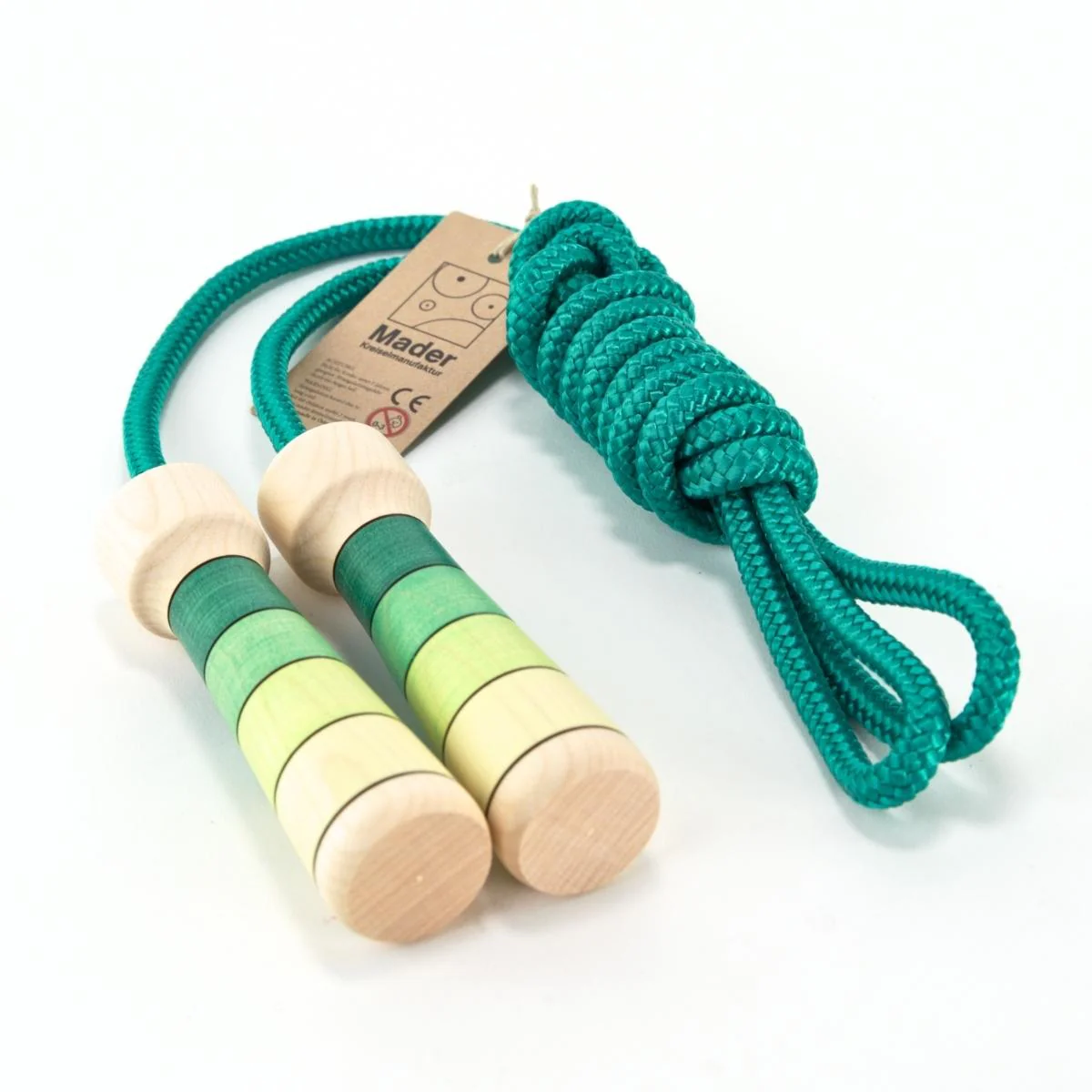 Mader Skipping Rope for Older Children (from 1.4m body height) - Coloured Handle Nylon Rope - Retired Product - Image 4