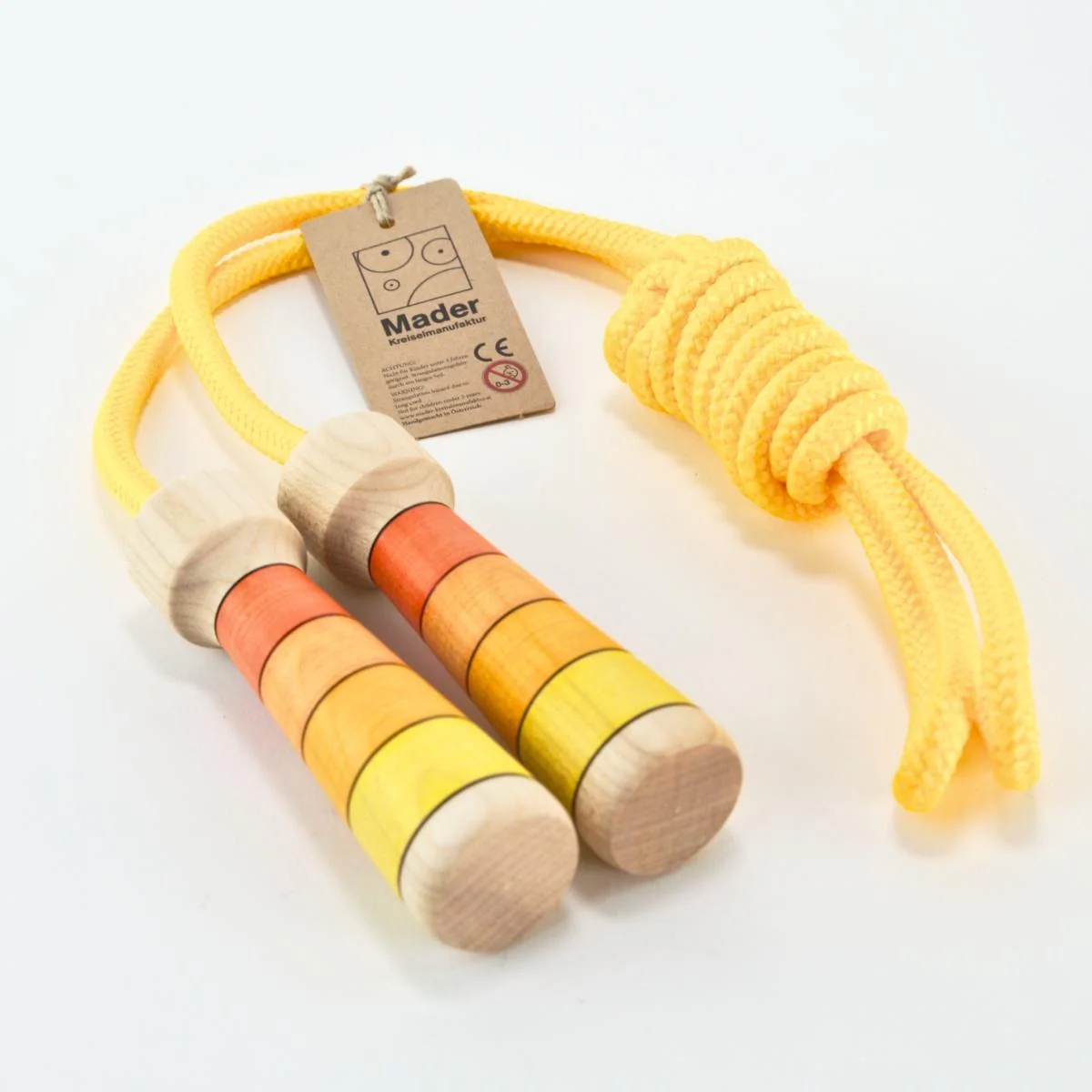 Mader Skipping Rope for Older Children (from 1.4m body height) - Coloured Handle Nylon Rope - Retired Product - Image 6
