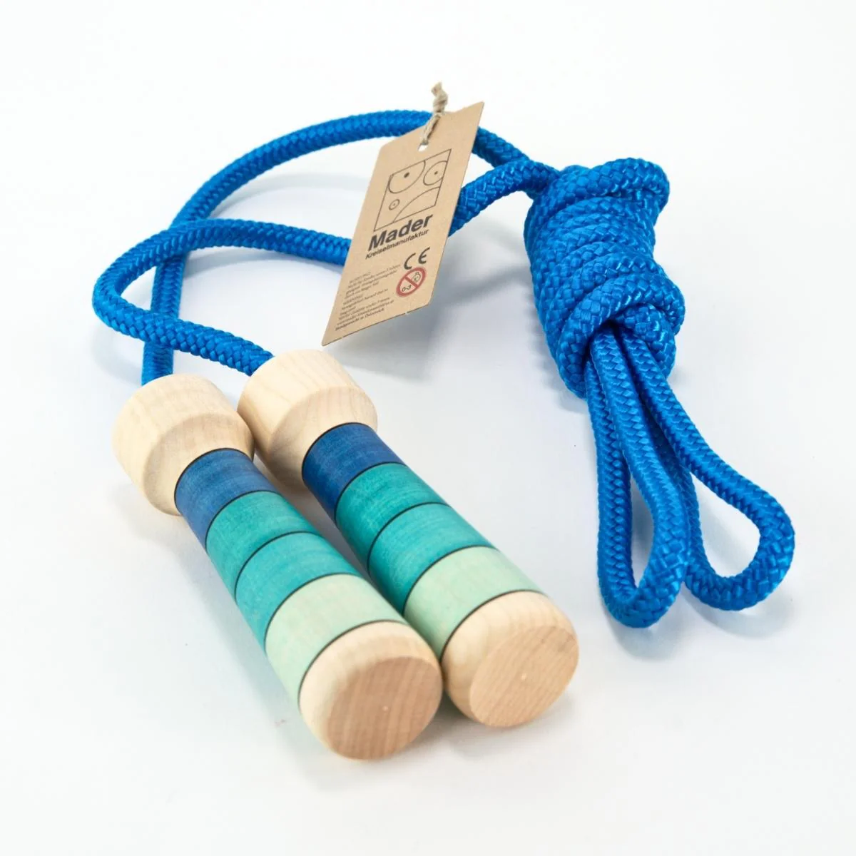 Mader Skipping Rope for Older Children (from 1.4m body height) - Coloured Handle Nylon Rope - Retired Product - Image 7