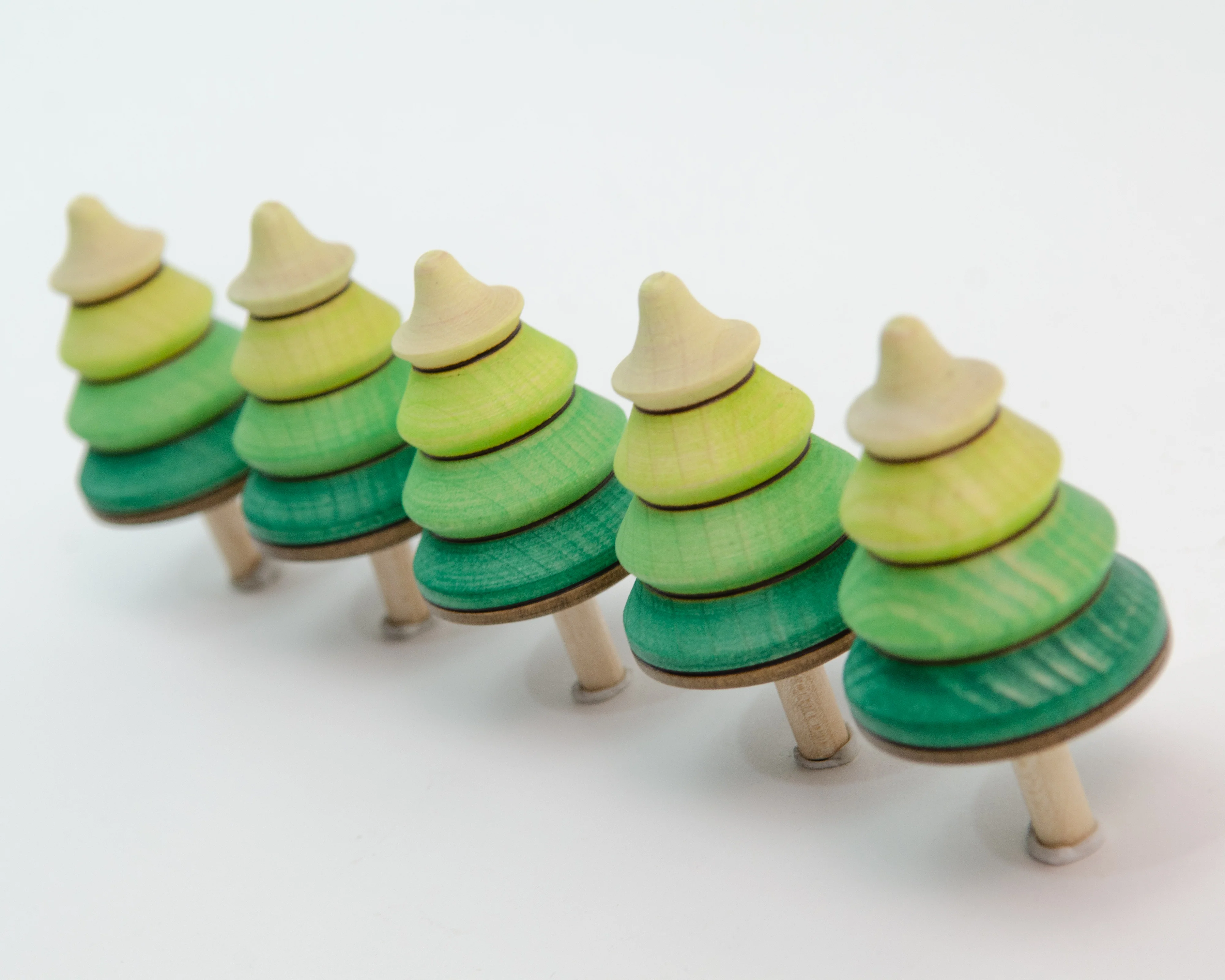 Mader Tree Spinning Top on Branch Forest 5 pieces - Image 7
