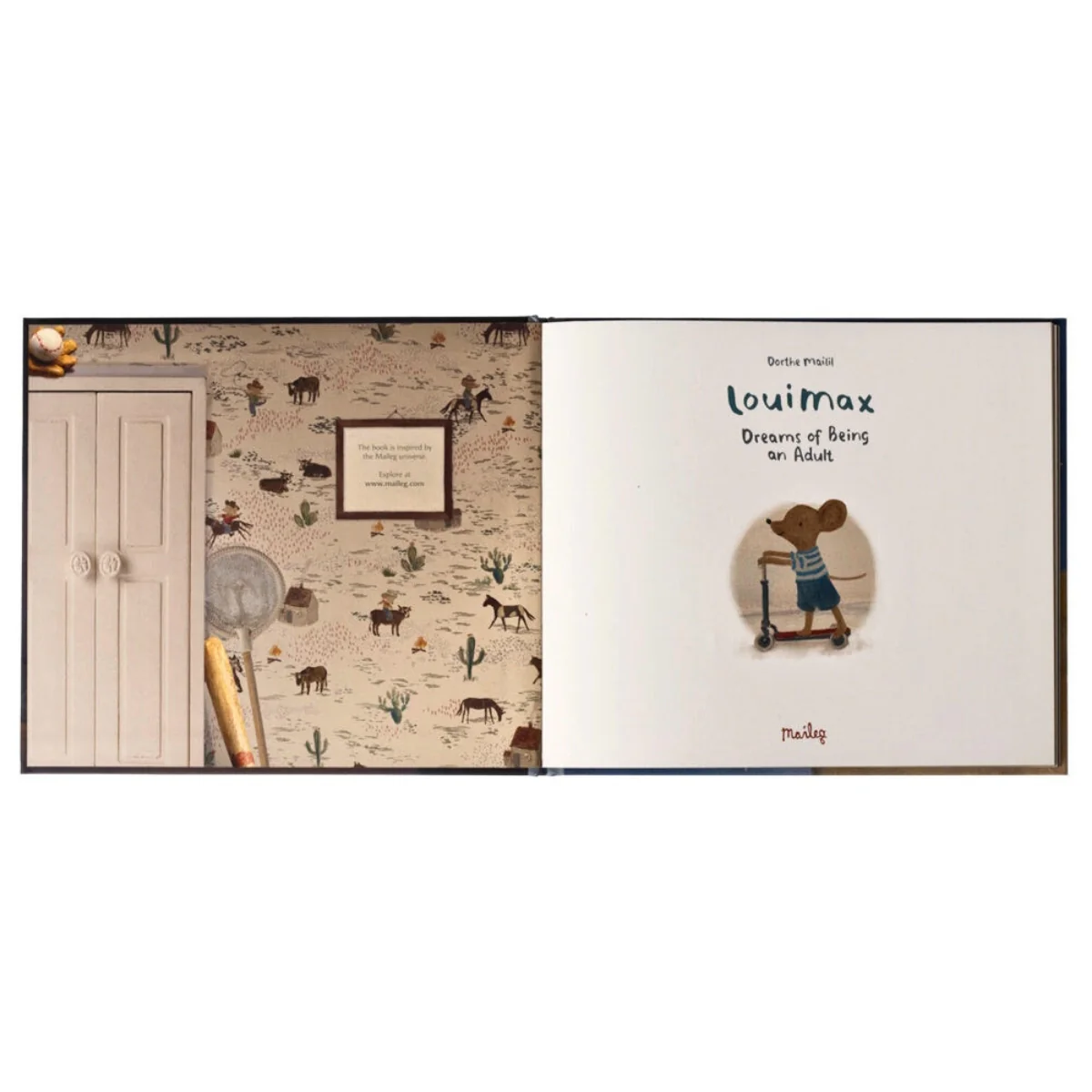 Maileg Book - Louimax Dreams of Being an Adult - Image 3